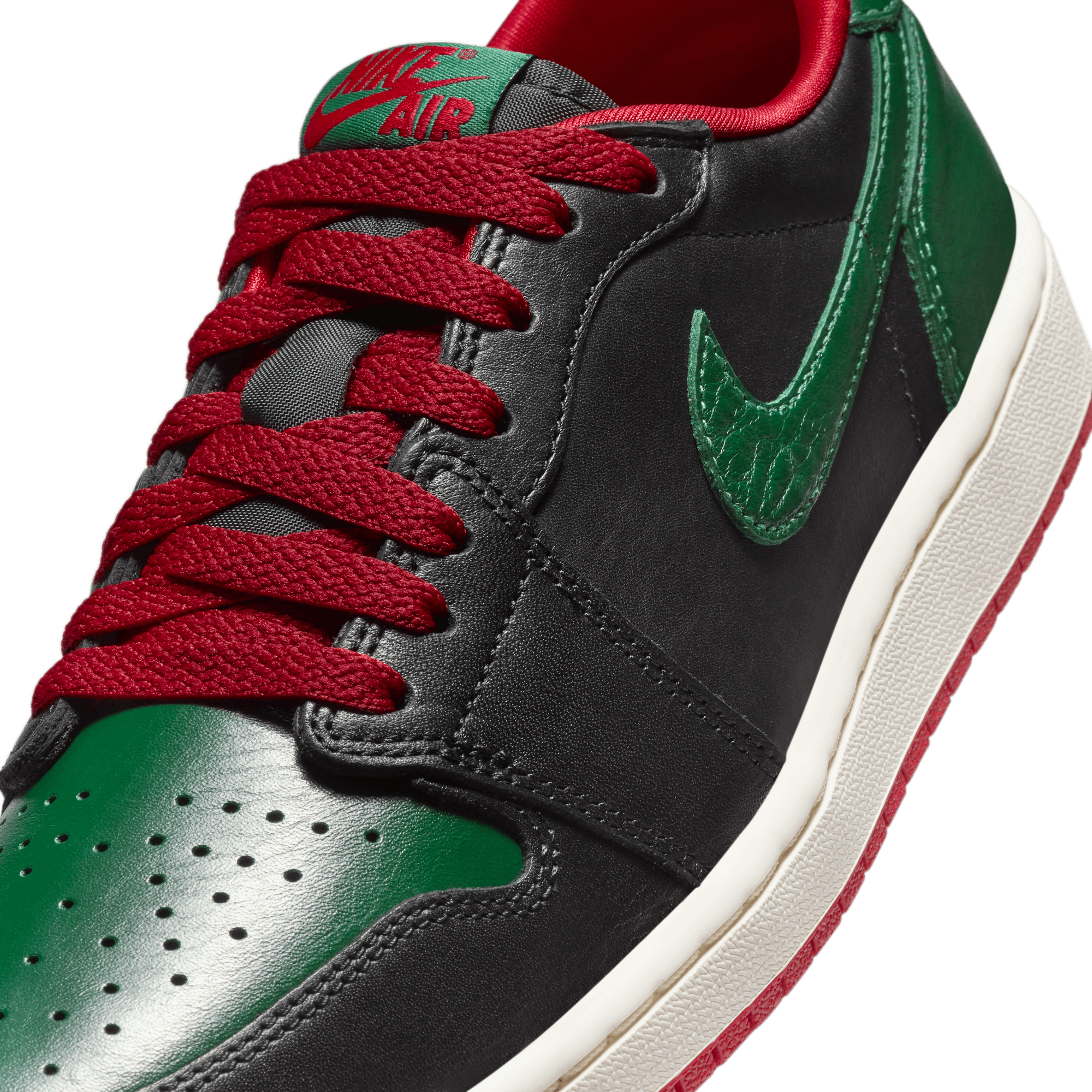 Women's Air Jordan 1 Low OG "Gorge Green/Varsity Red"