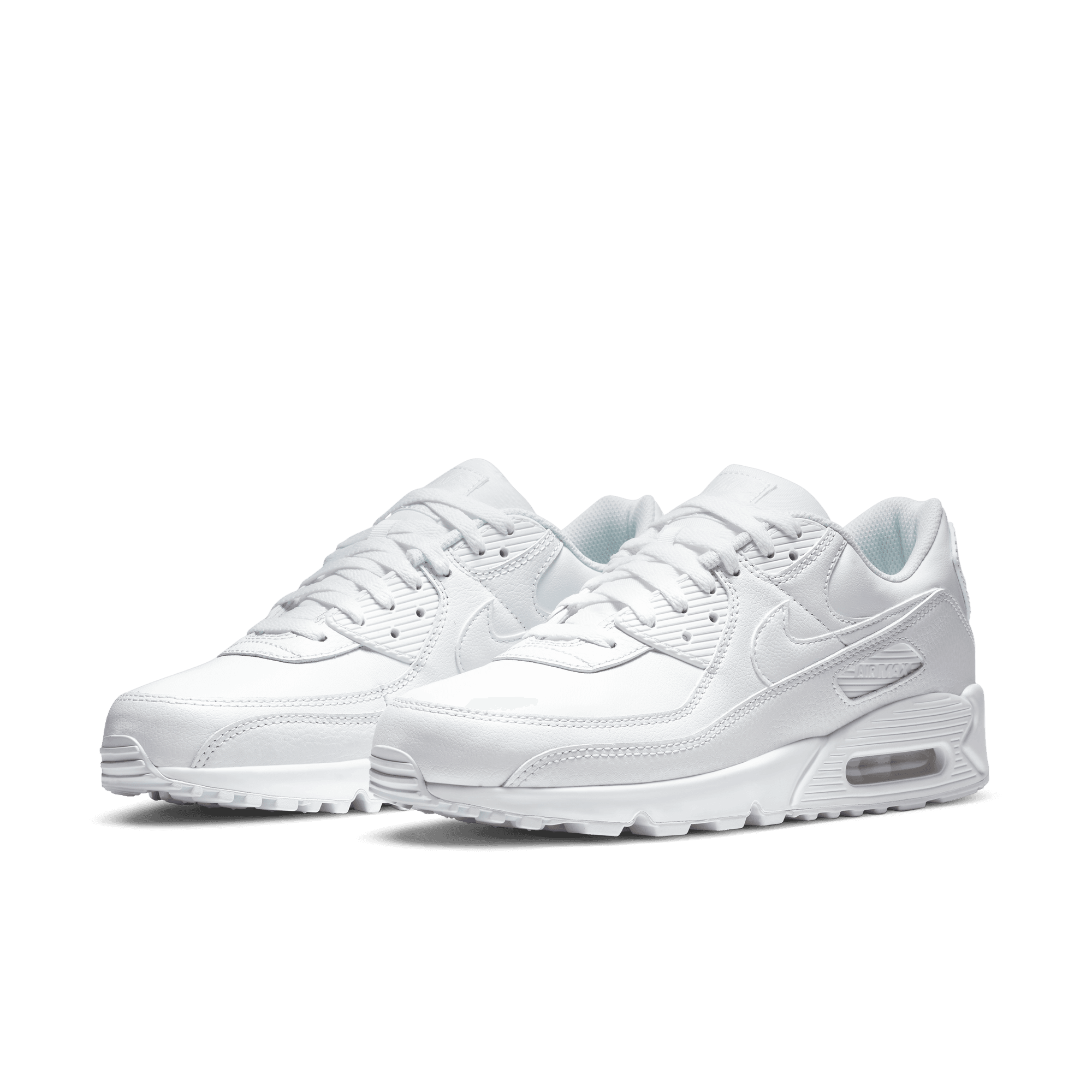 Men's Air Max 90 LTR "Leather Triple White"