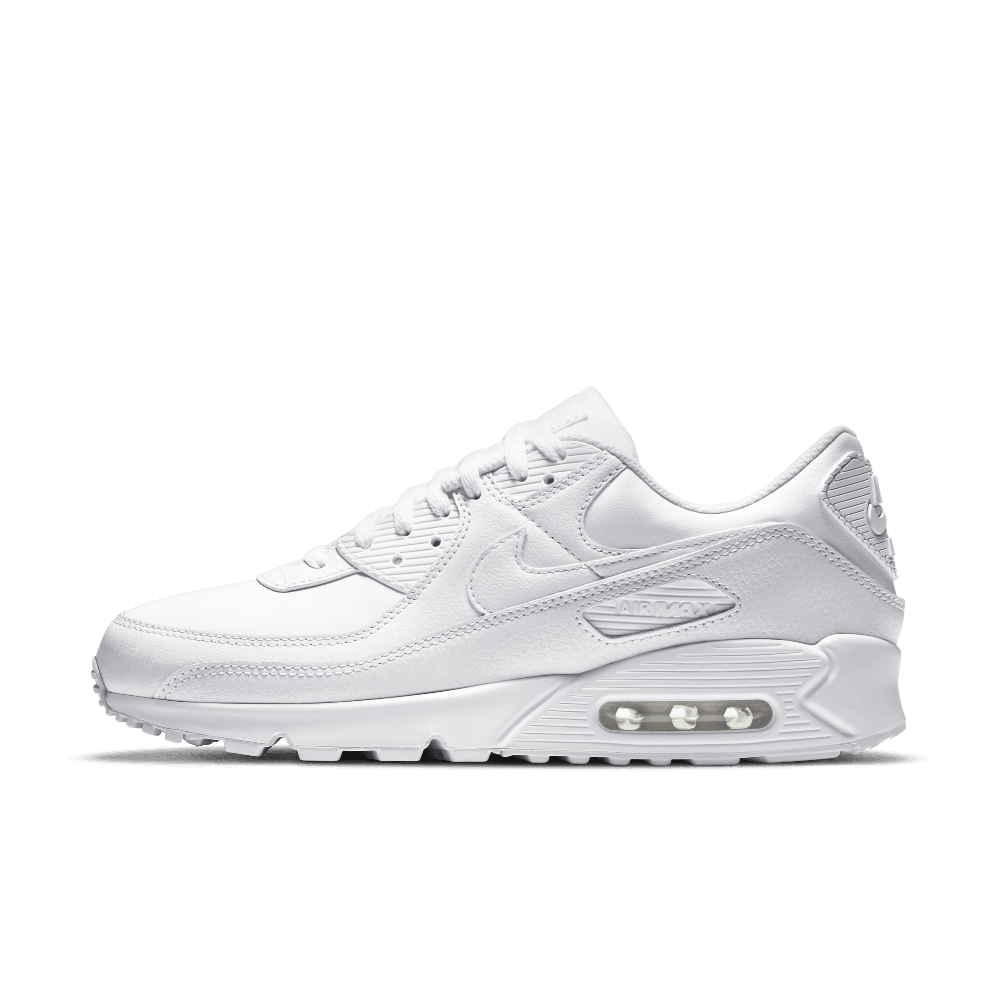 Men's Air Max 90 LTR "Leather Triple White"