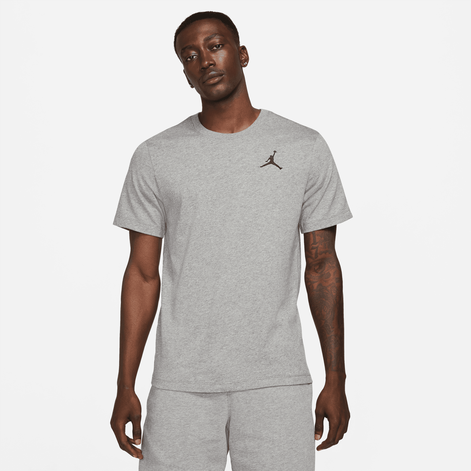 Men's Jordan Jumpman Short-Sleeve T-Shirts "Carbon Heather Black"