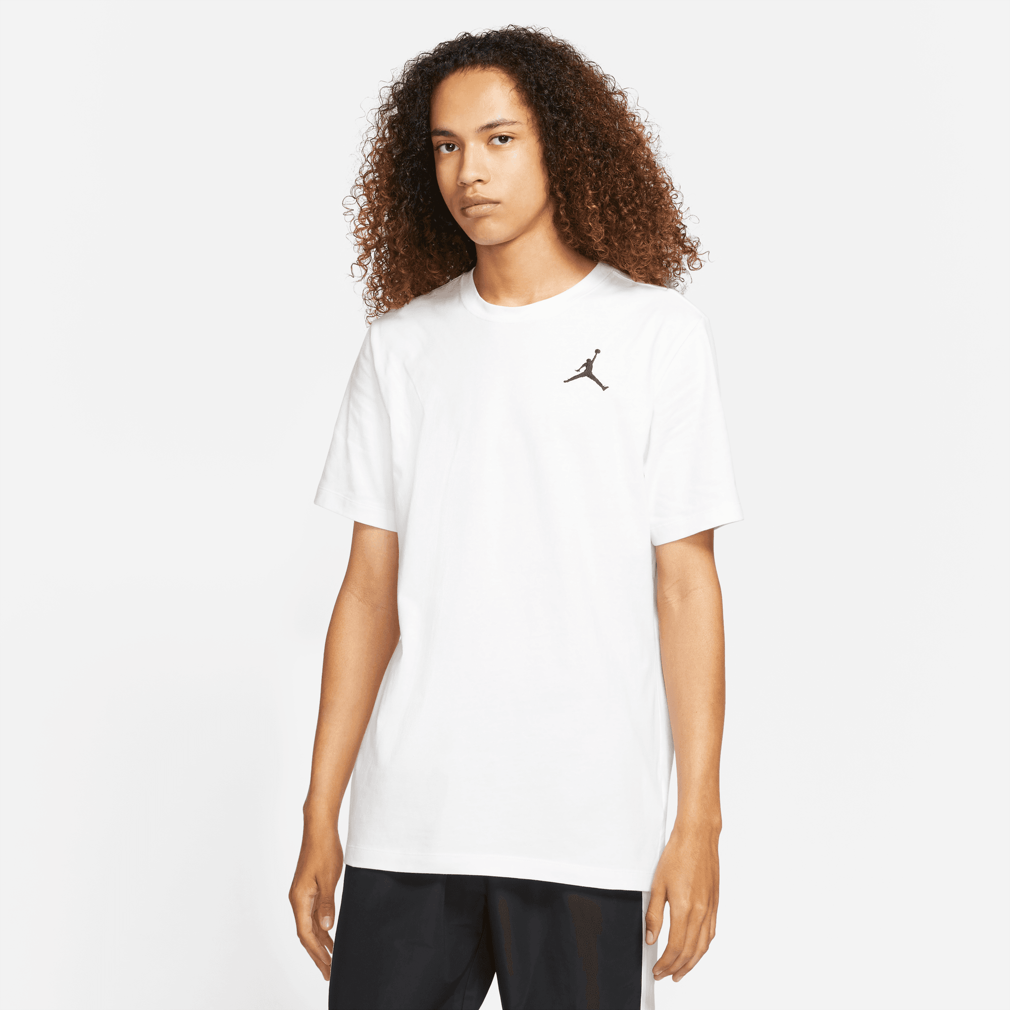 Men's Jordan Jumpman Short-Sleeve T-Shirts "White Black"