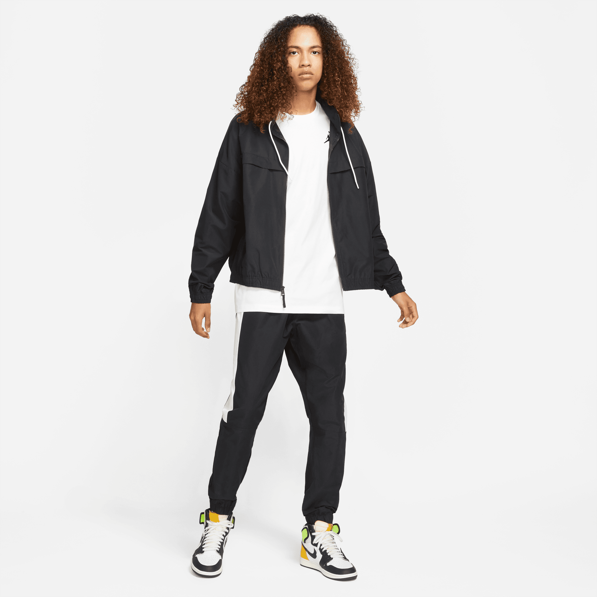 Men's Jordan Jumpman Short-Sleeve T-Shirts "White Black"