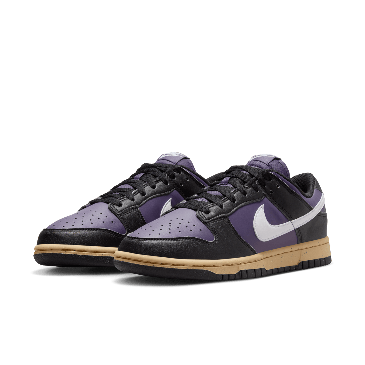 dunk low purple black