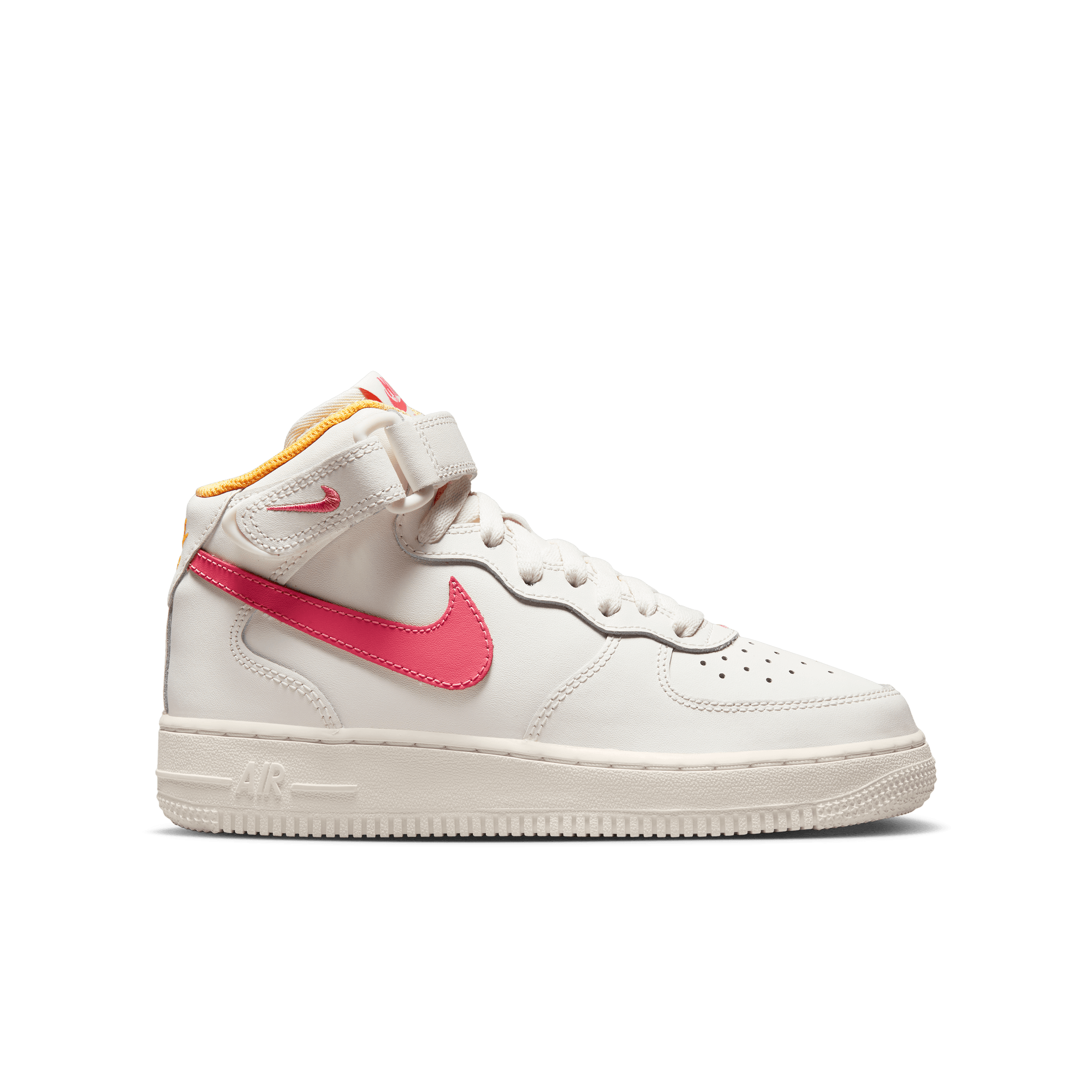 Big Kids' Nike Air Force 1 Mid LE "Sail Sea Coral"