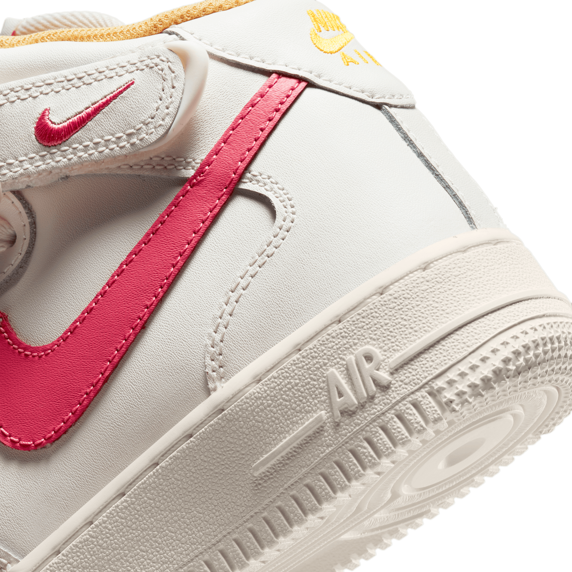 Big Kids' Nike Air Force 1 Mid LE "Sail Sea Coral"