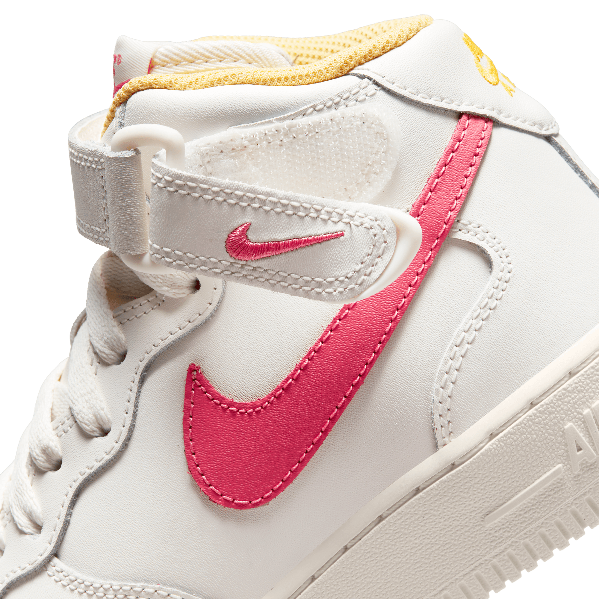 Big Kids' Nike Air Force 1 Mid LE "Sail Sea Coral"