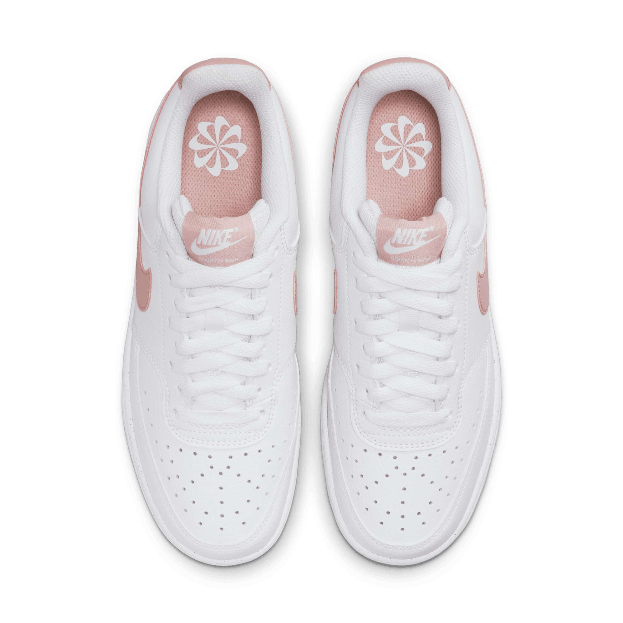 Women's Nike Court Vision Low Next Nature "White Pink Oxford"