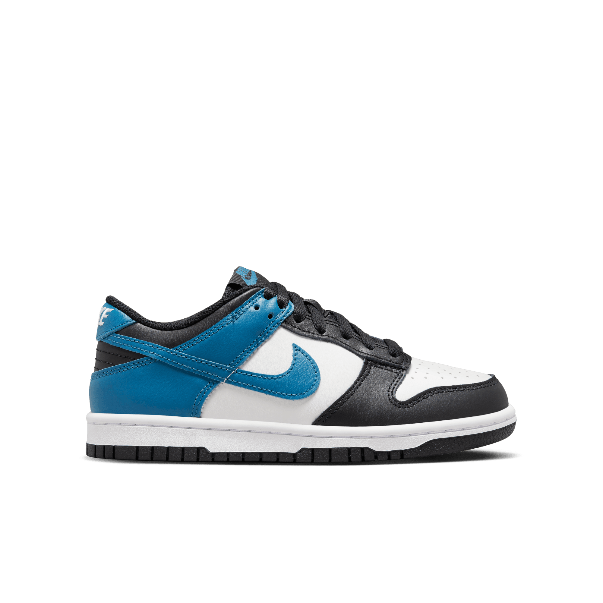 Big Kids' Nike Dunk Low "Industrial Blue Black White"