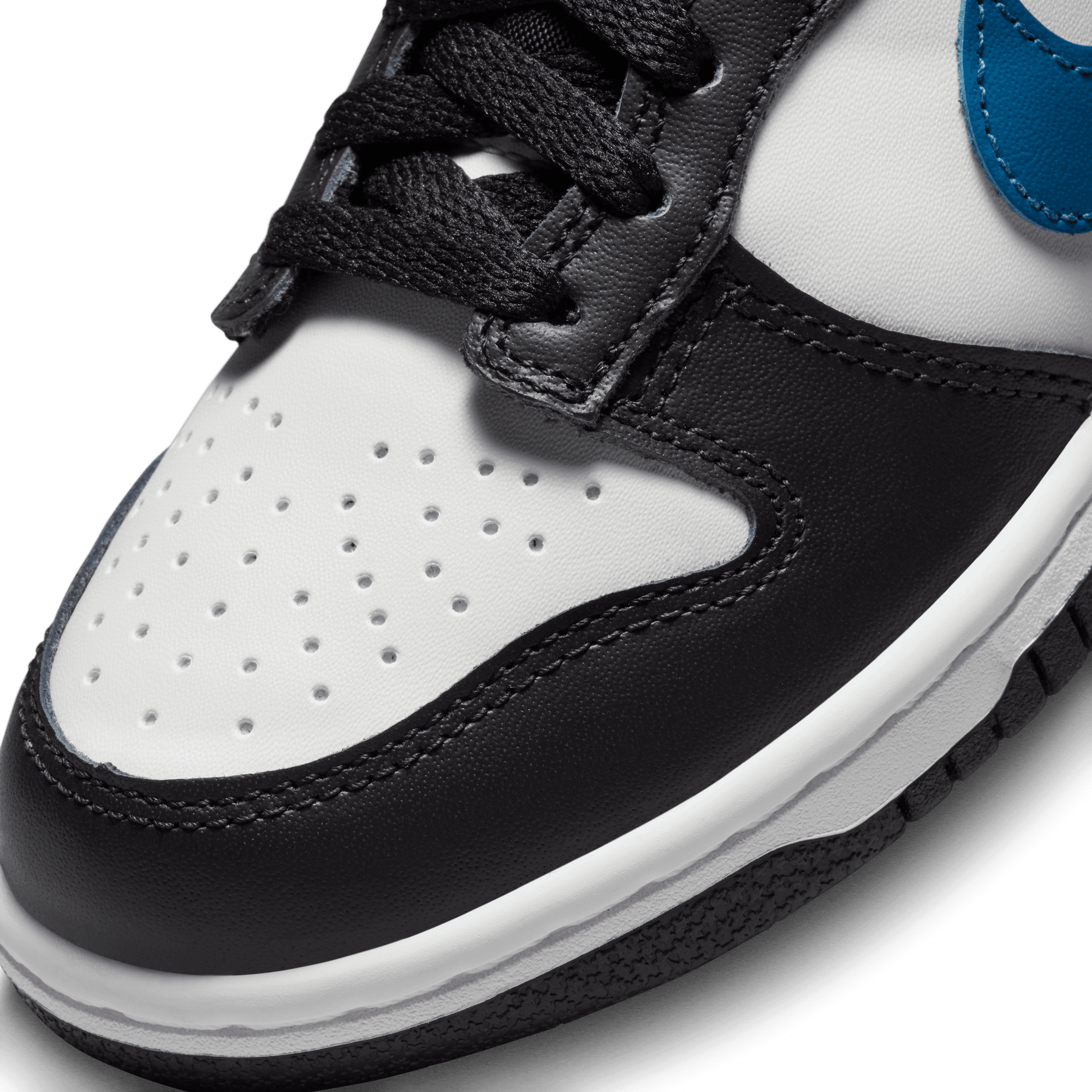Big Kids' Nike Dunk Low "Industrial Blue Black White"
