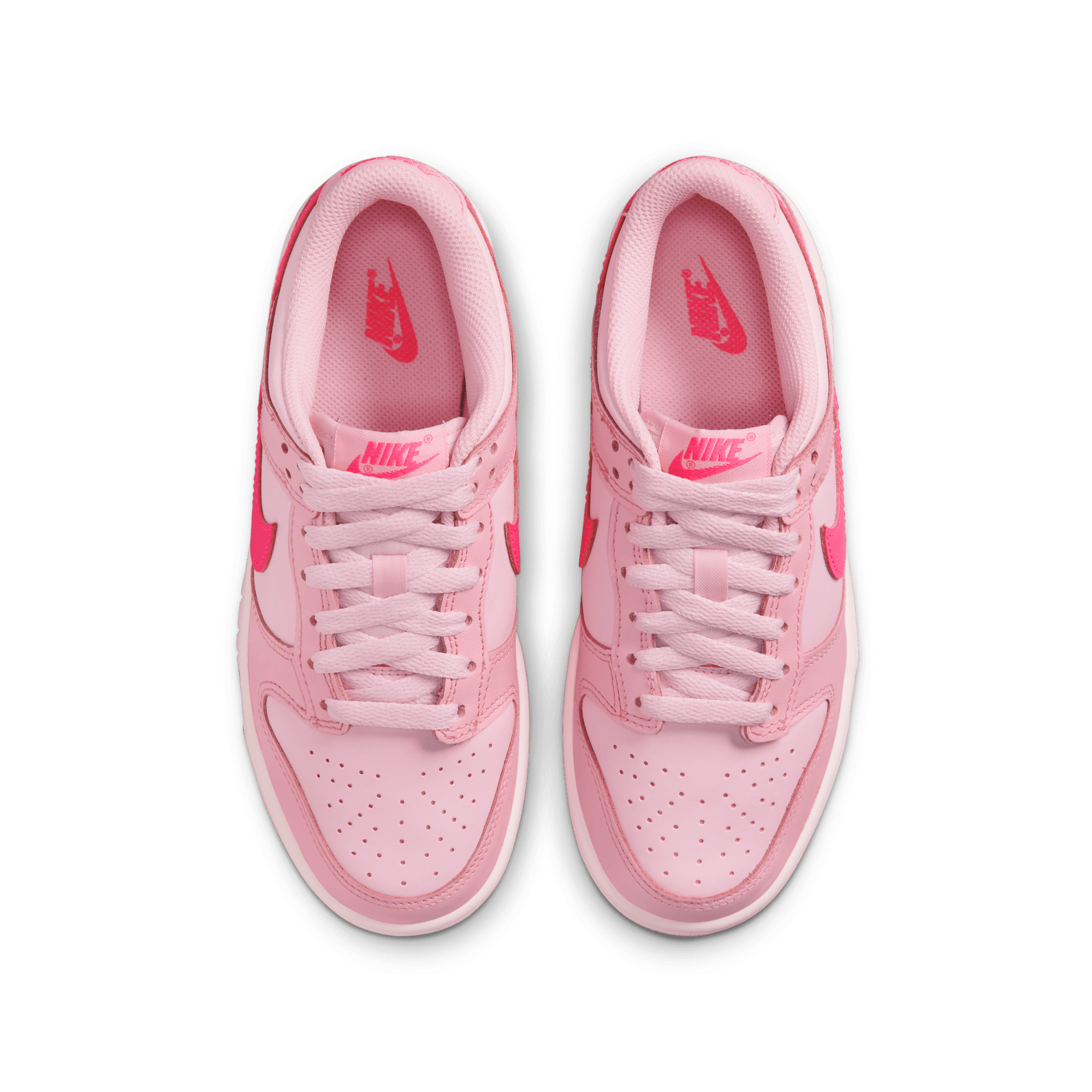 Big Kids' Nike Dunk Low "Triple Pink"