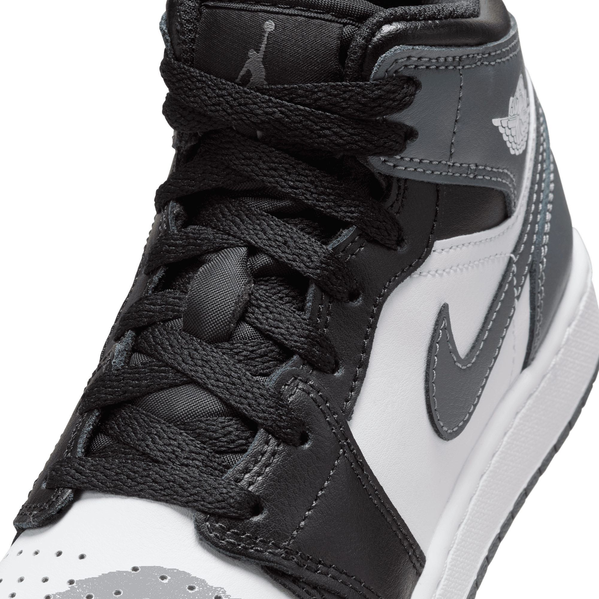 Big Kids' Air Jordan 1 Mid "Iron Grey"