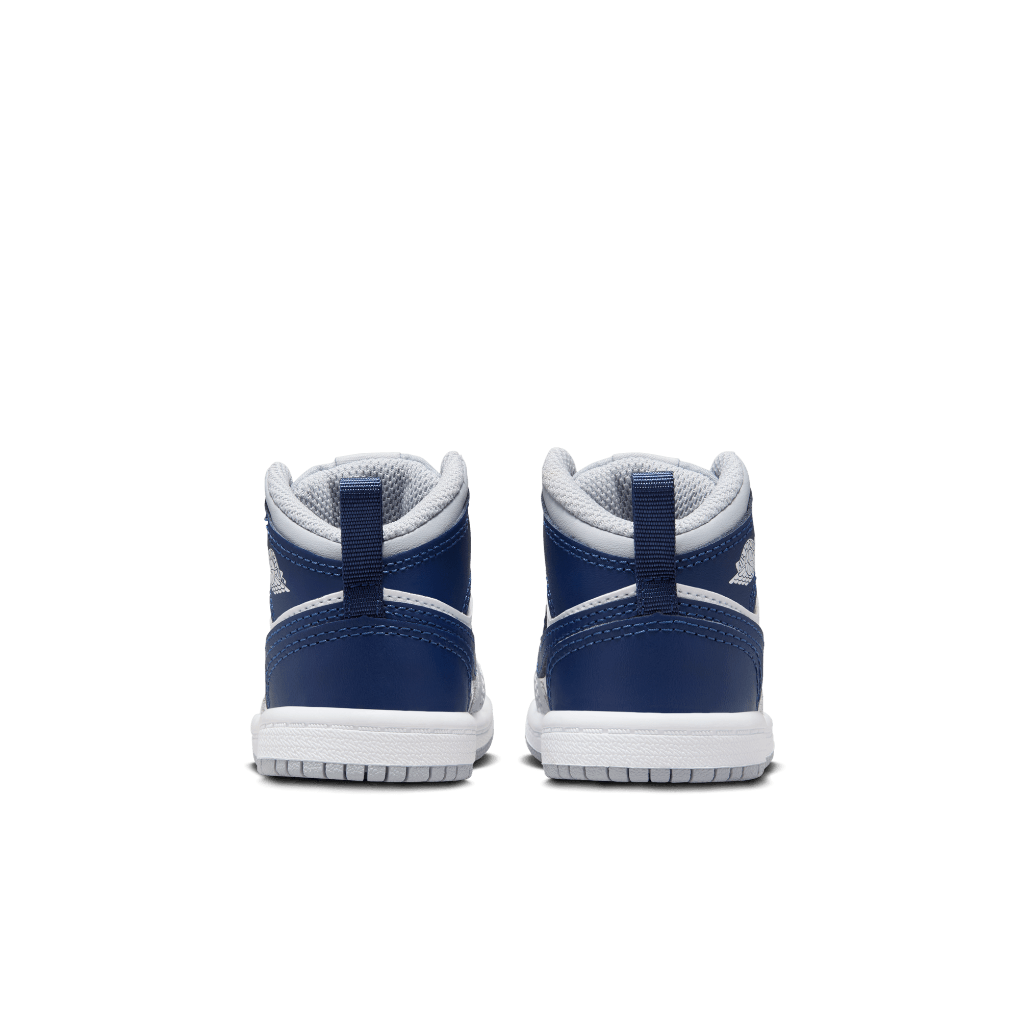Baby/Toddler Jordan 1 Mid "Wolf Grey Midnight Navy"