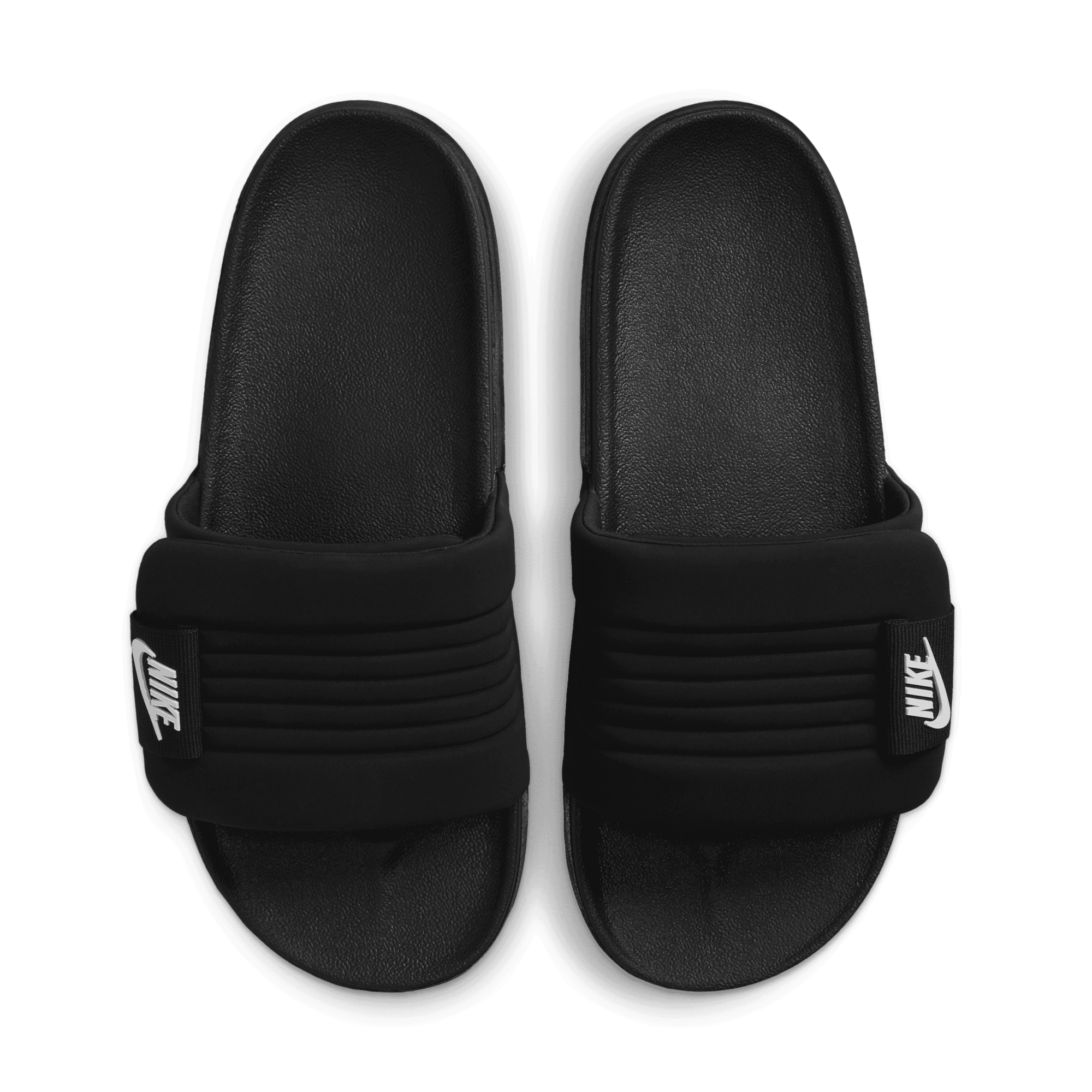 Men's Nike Offcourt Adjust Slides "Black White"