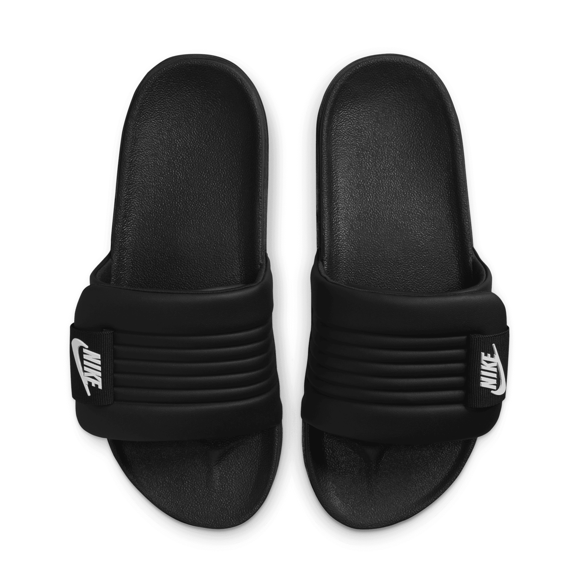 Women's Nike Offcourt Adjust Slides "Black White"