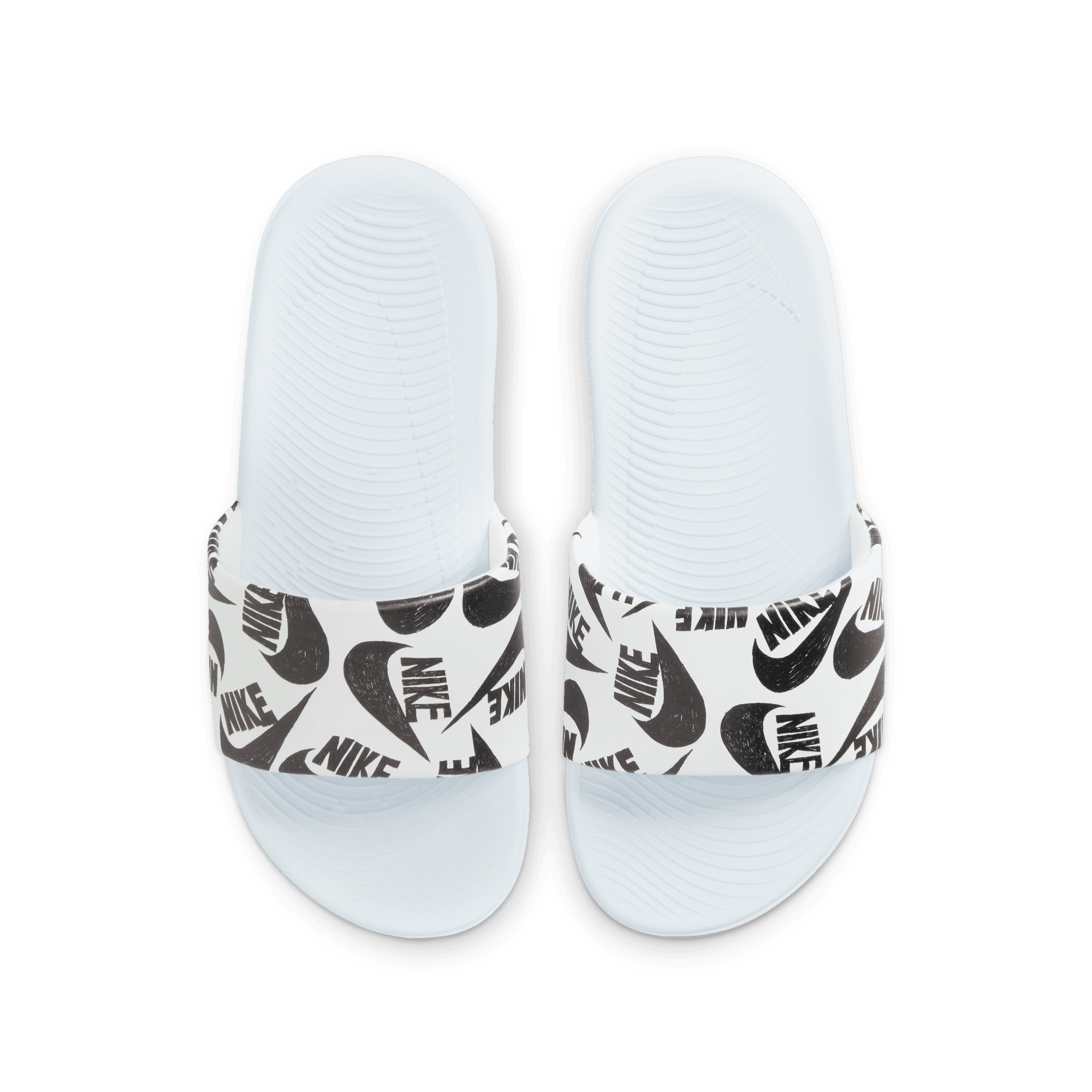 Little/Big Kids' Nike Kawa SE JDI Slides "'All-Over Sketch"