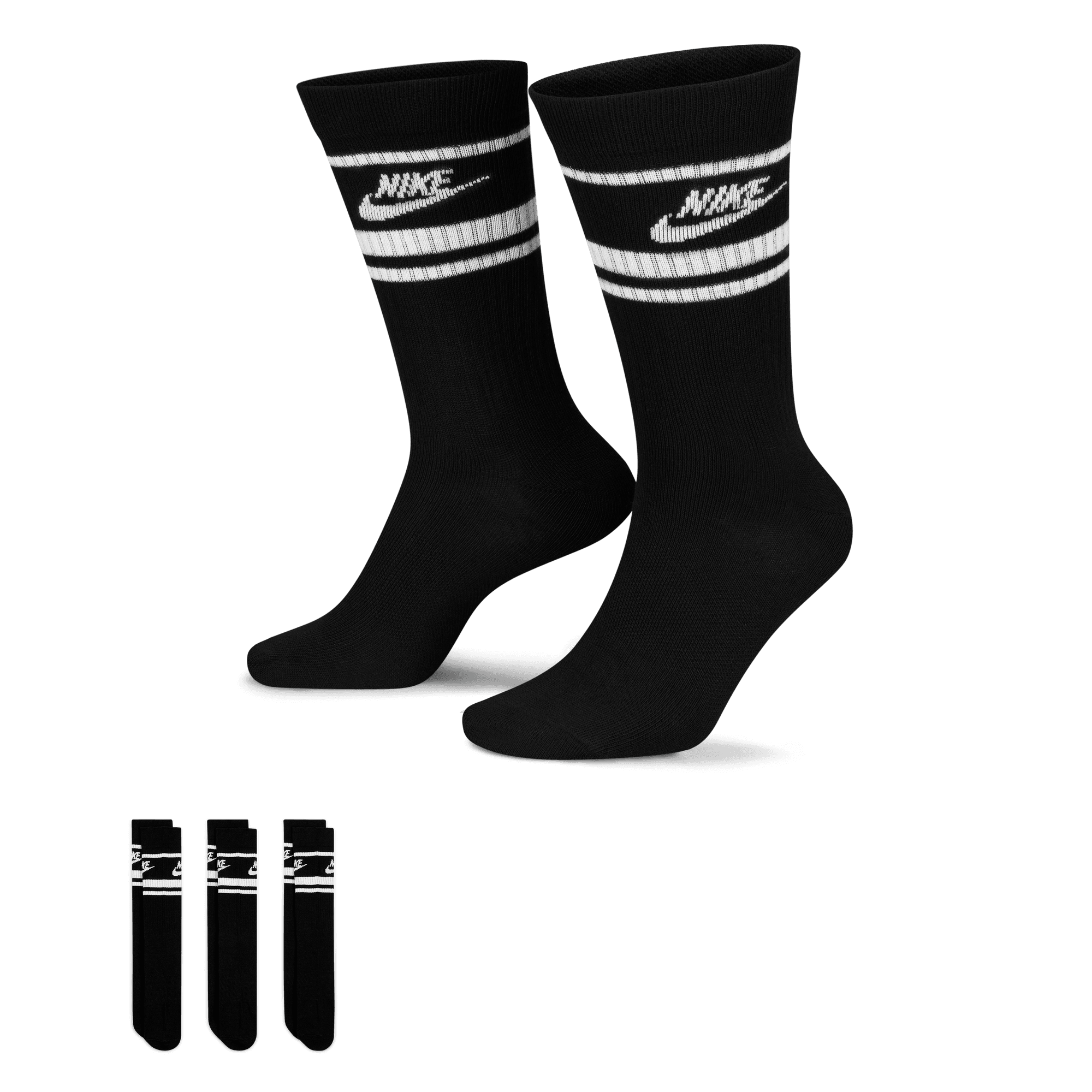 Nike Sportswear Dri-FIT Everyday Essential Crew Socks (3 Pairs) "Unisex"