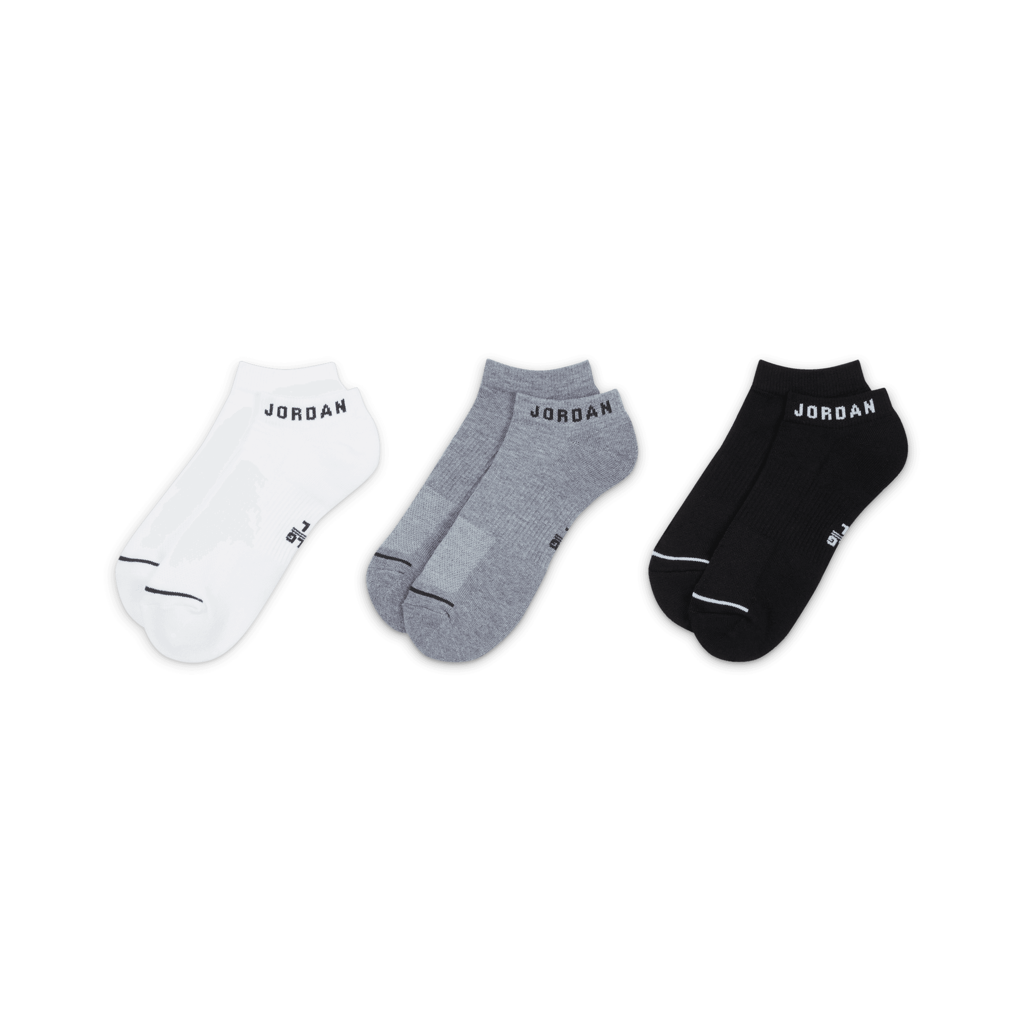 Jordan Everyday No-Show Socks (3 Pairs) "Unisex"