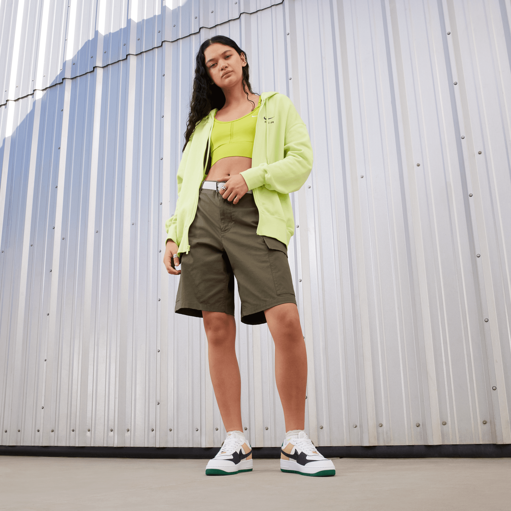 Women's Nike Air Force 1 Shadow "White Malachite Sesame"