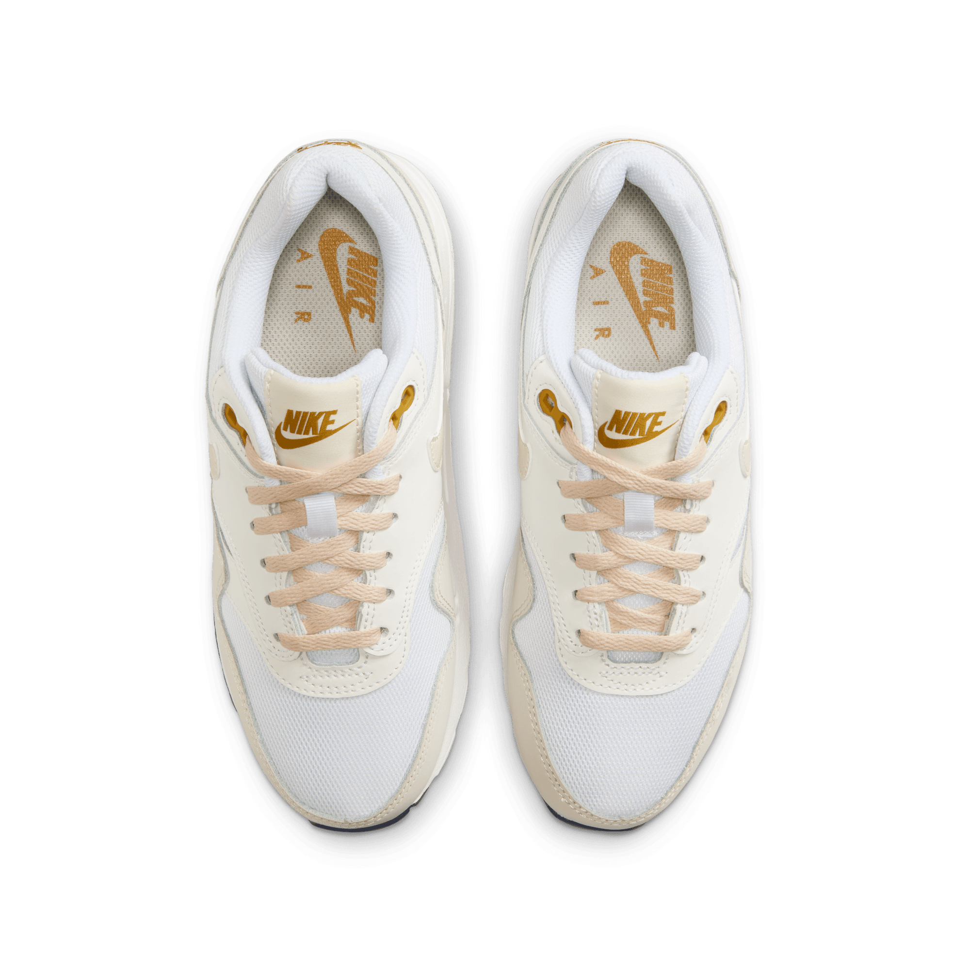 Big Kids' Air Max 1 "White Bronzine"