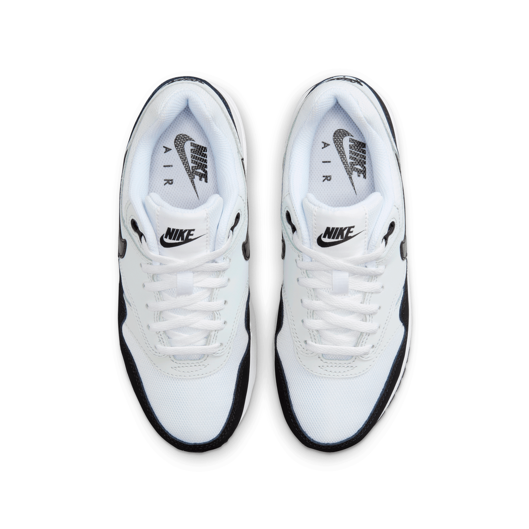 Big Kids' Air Max 1 "White Black"