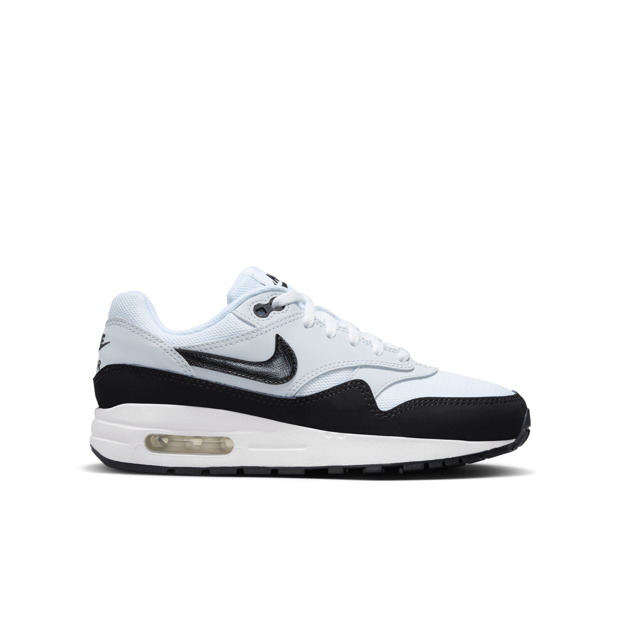 Big Kids' Air Max 1 "White Black"