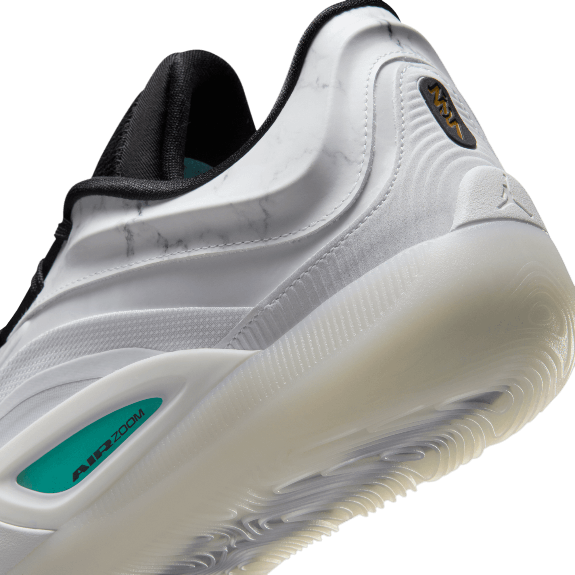 Men's Zion Williamson 4 Basketball Shoe "White Metallic Gold"