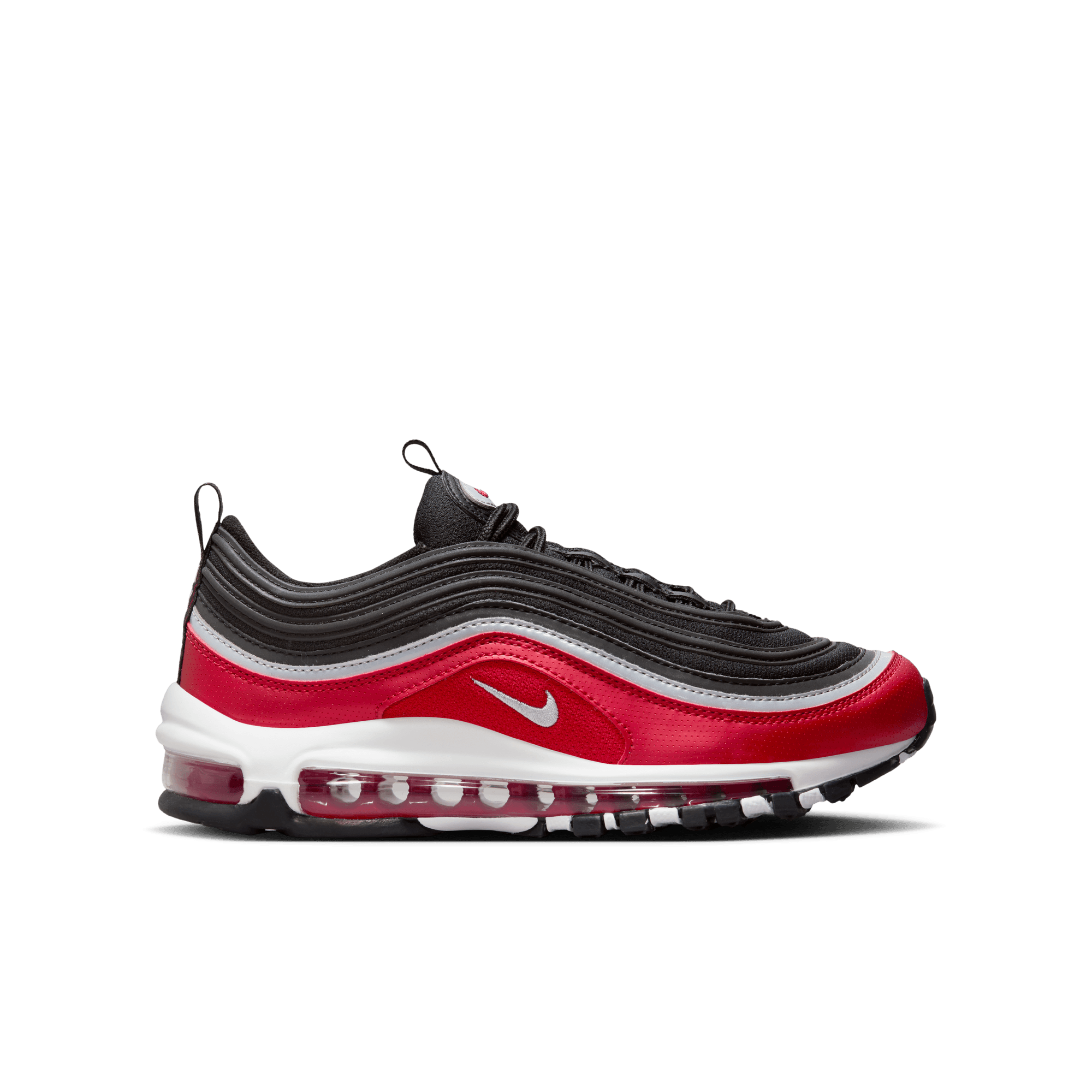 Big Kids' Nike Air Max 97 SE "Black Varsity Red"