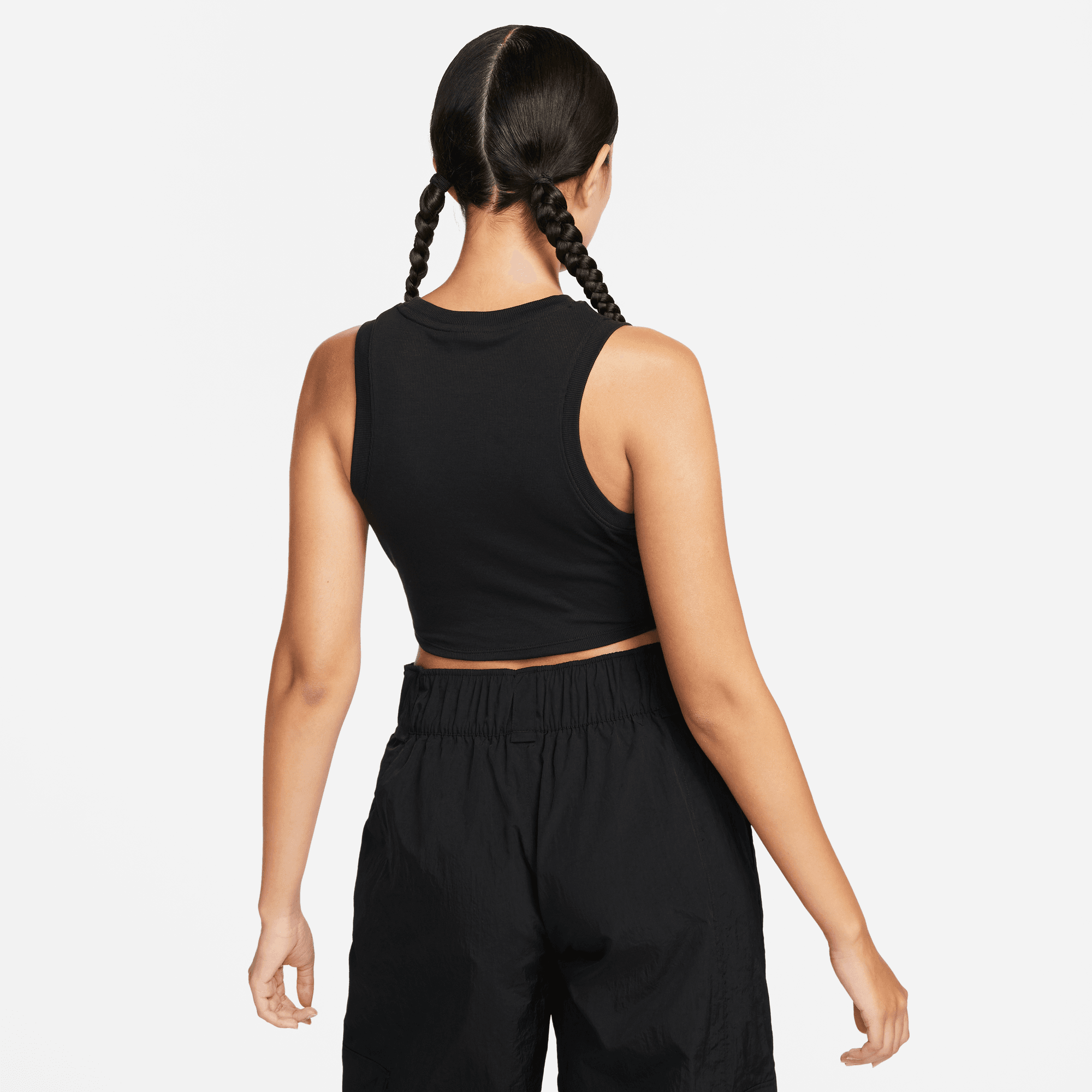 Women's Nike Sportswear Chill Knit Tight Cropped Mini-Rib Tank Top