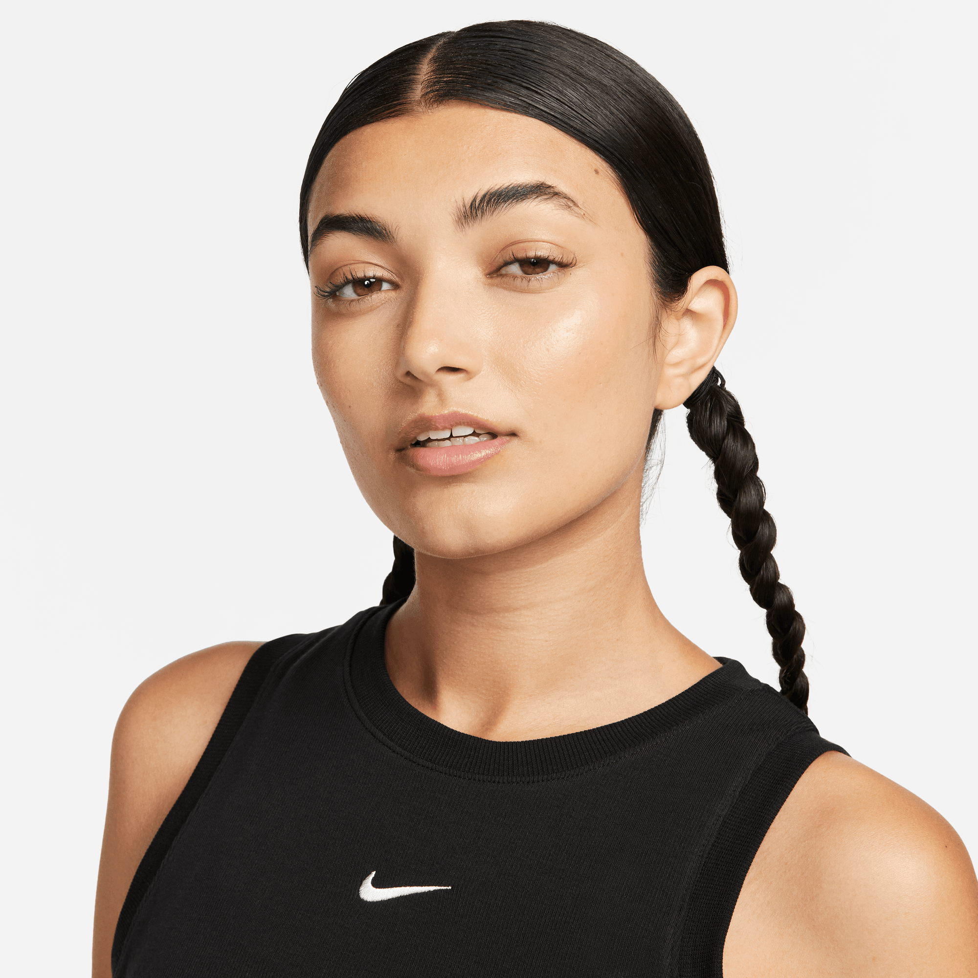 Women's Nike Sportswear Chill Knit Tight Cropped Mini-Rib Tank Top