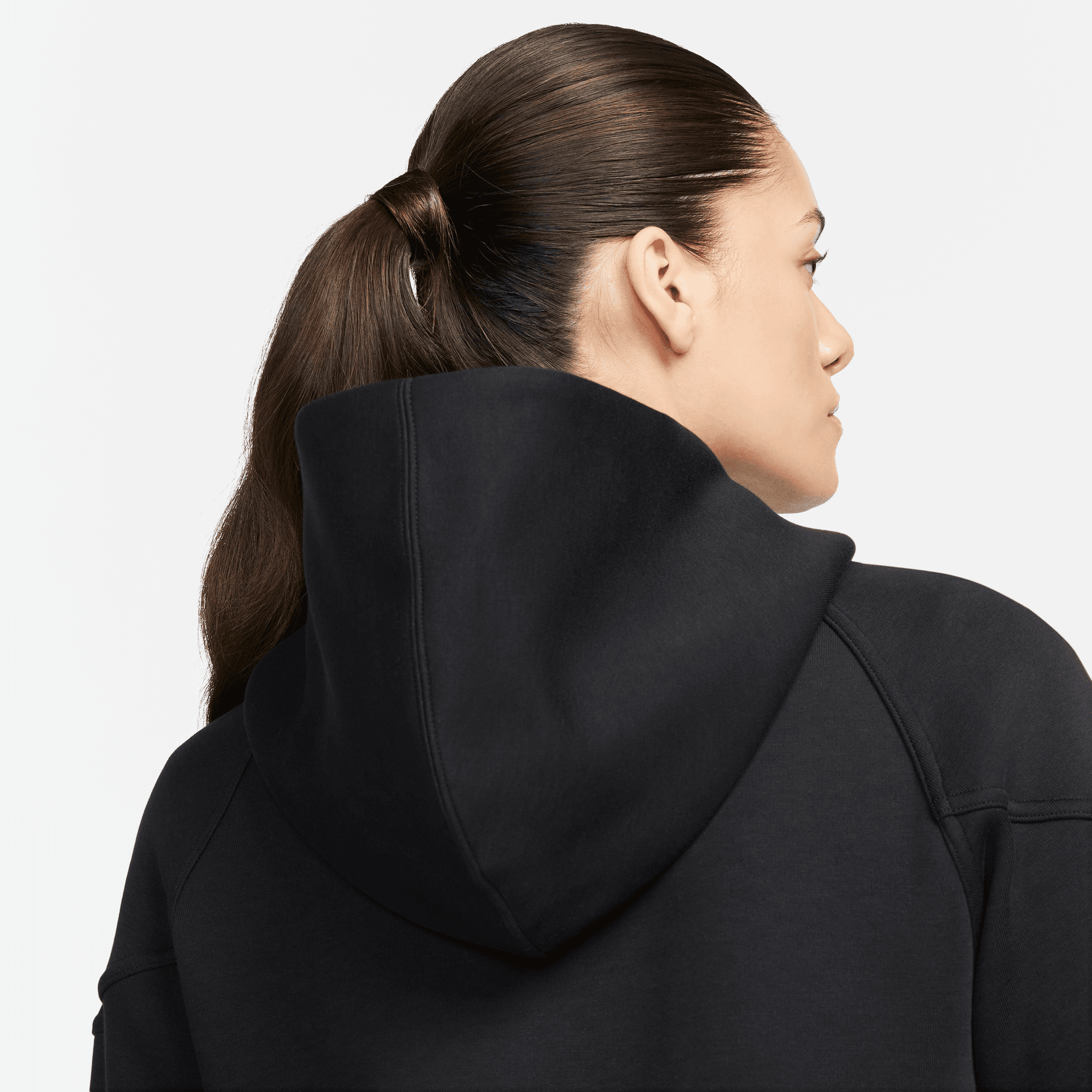 Women's Nike Sportswear Tech Fleece Windrunner Full-Zip Hoodie "Black"