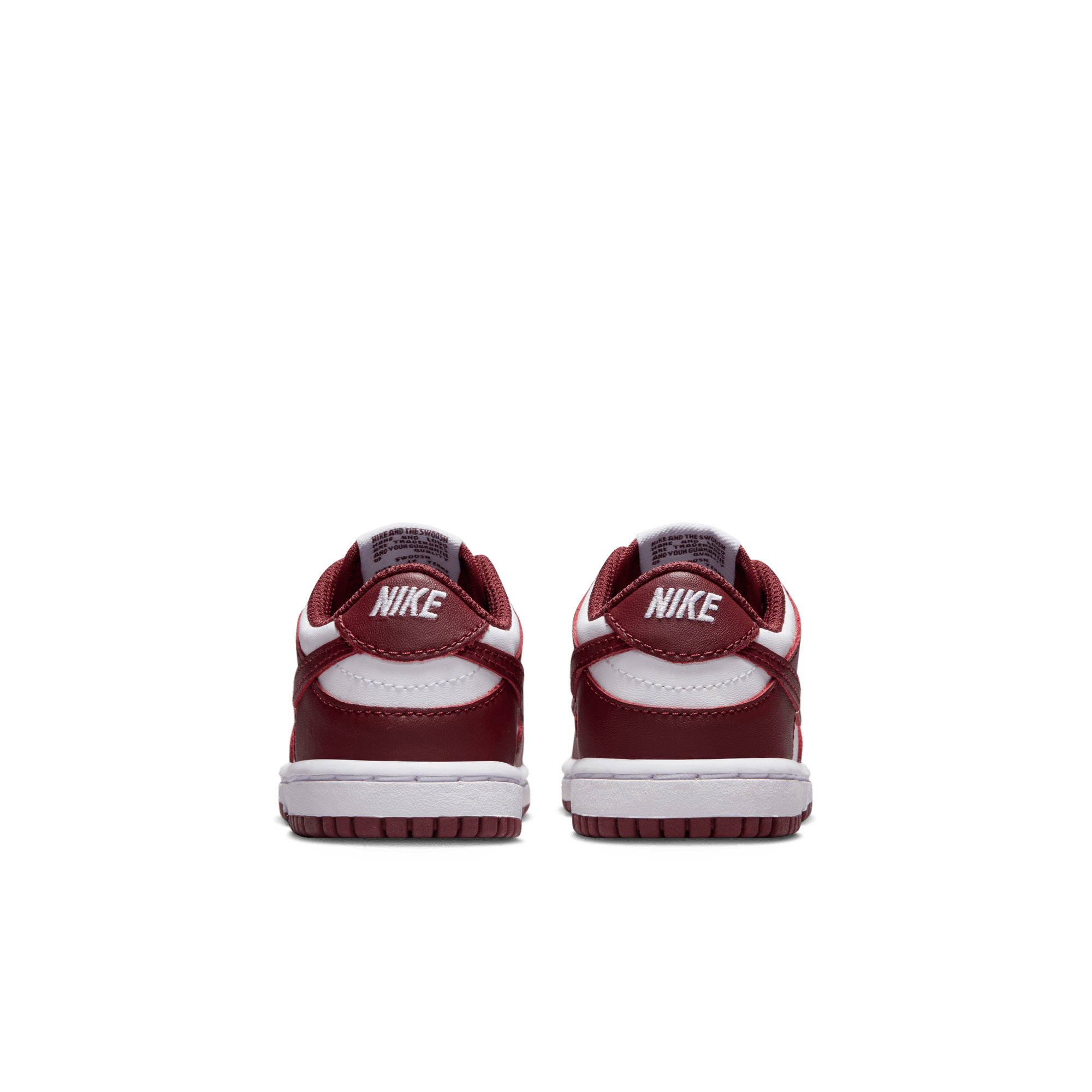 Baby/Toddler Nike Dunk Low "White Gym Red Redwood"