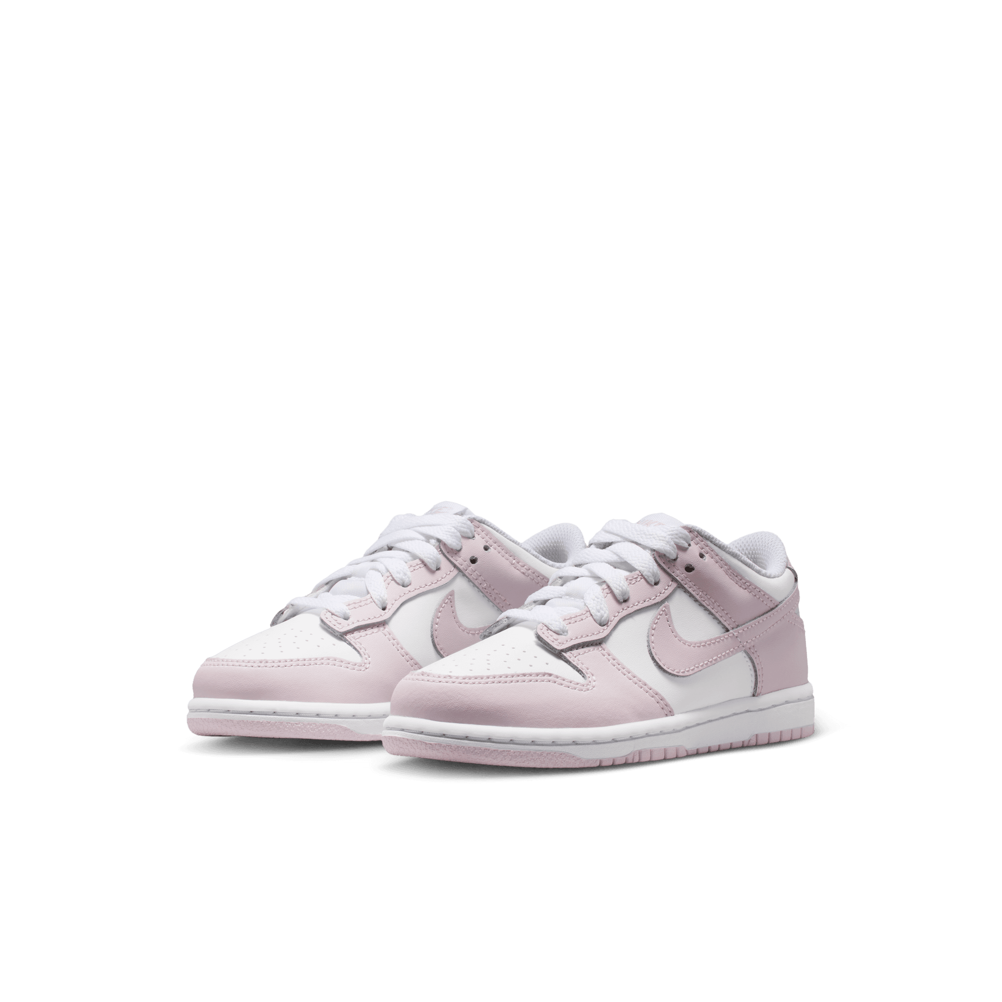 Little Kids' Nike Dunk Low "White Light Violet"