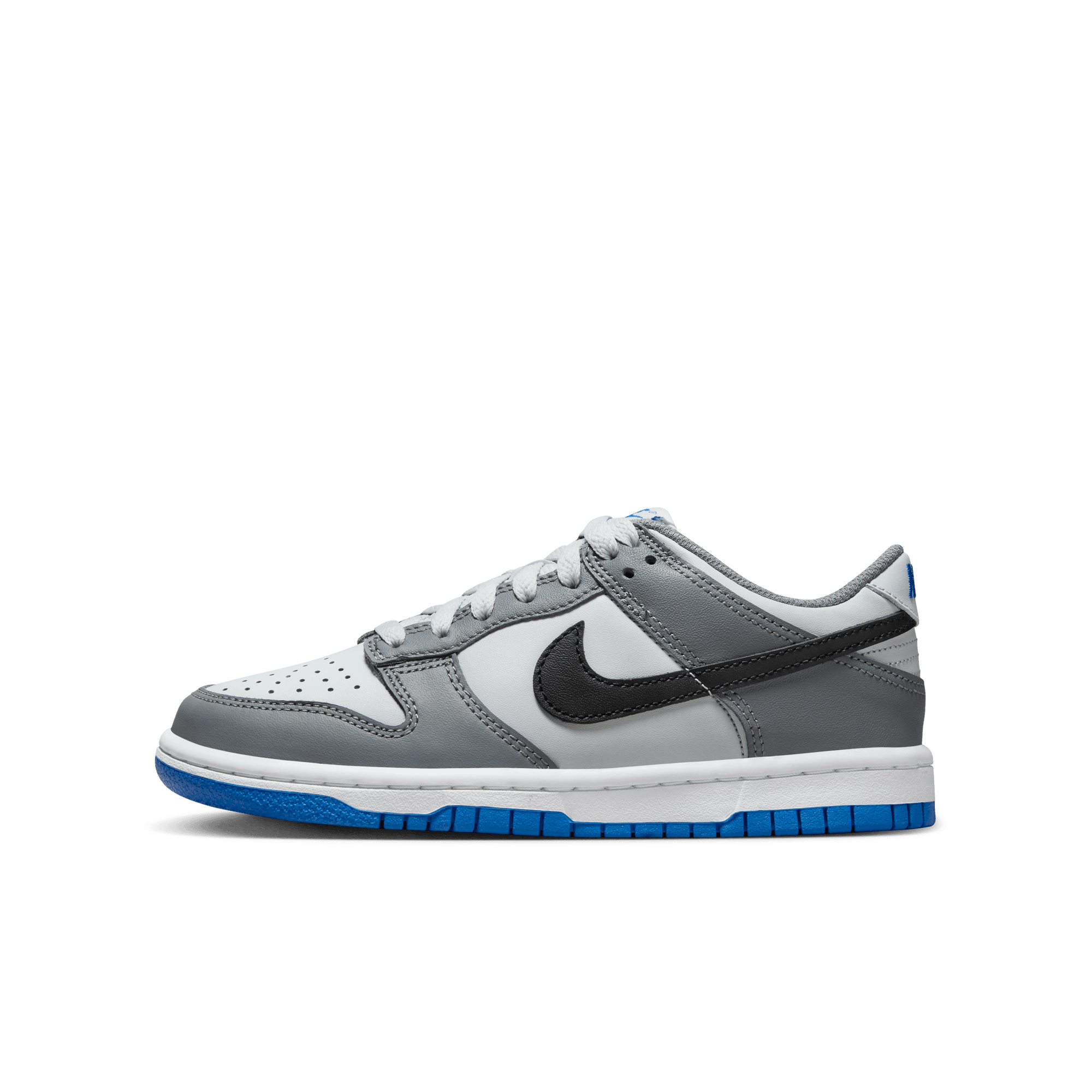 Big Kids' Nike Dunk Low "Cool Grey Light Photo Blue"