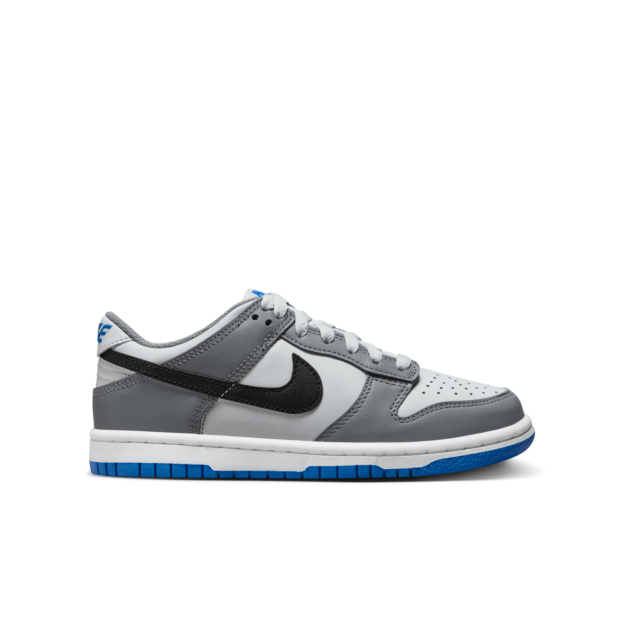 Big Kids' Nike Dunk Low "Cool Grey Light Photo Blue"