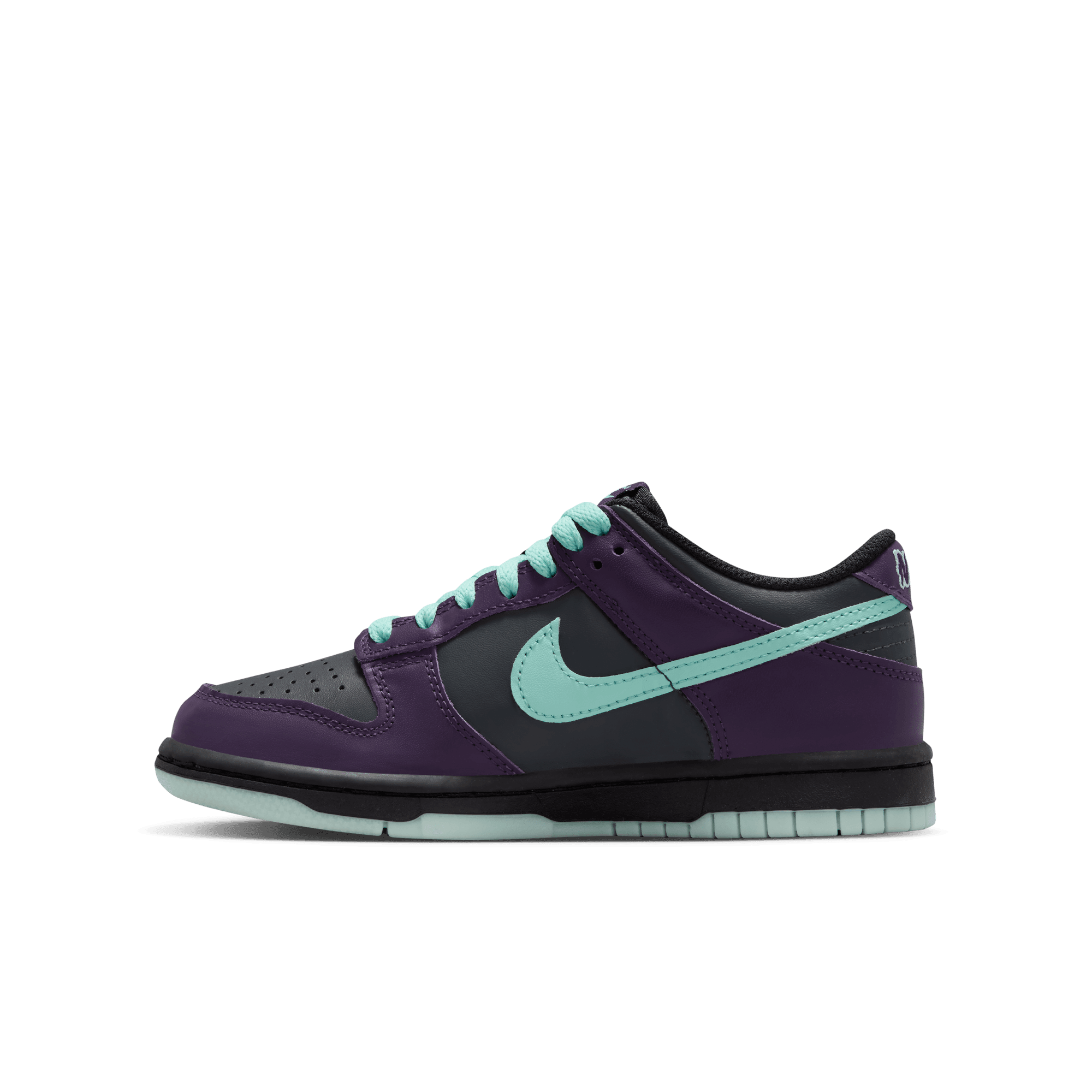 Big Kids' Nike Dunk Low "Wizard"