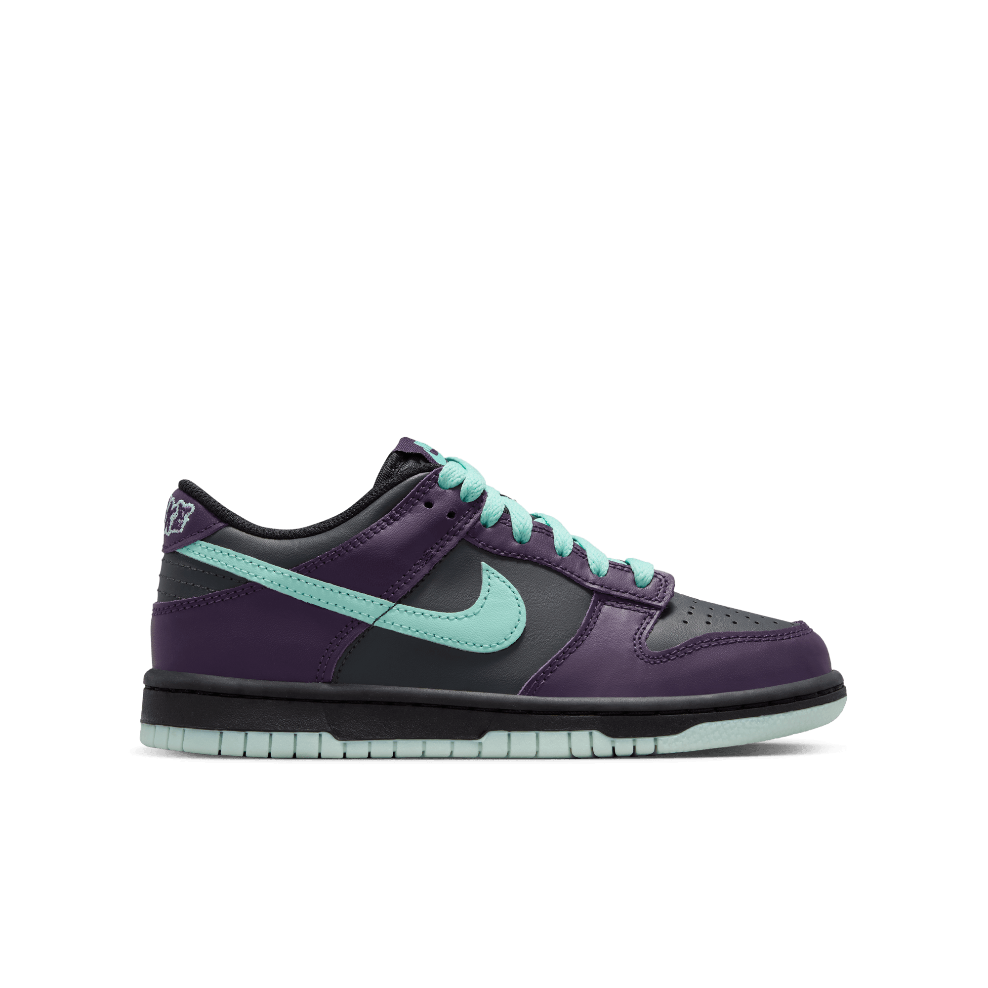 Big Kids' Nike Dunk Low "Wizard"