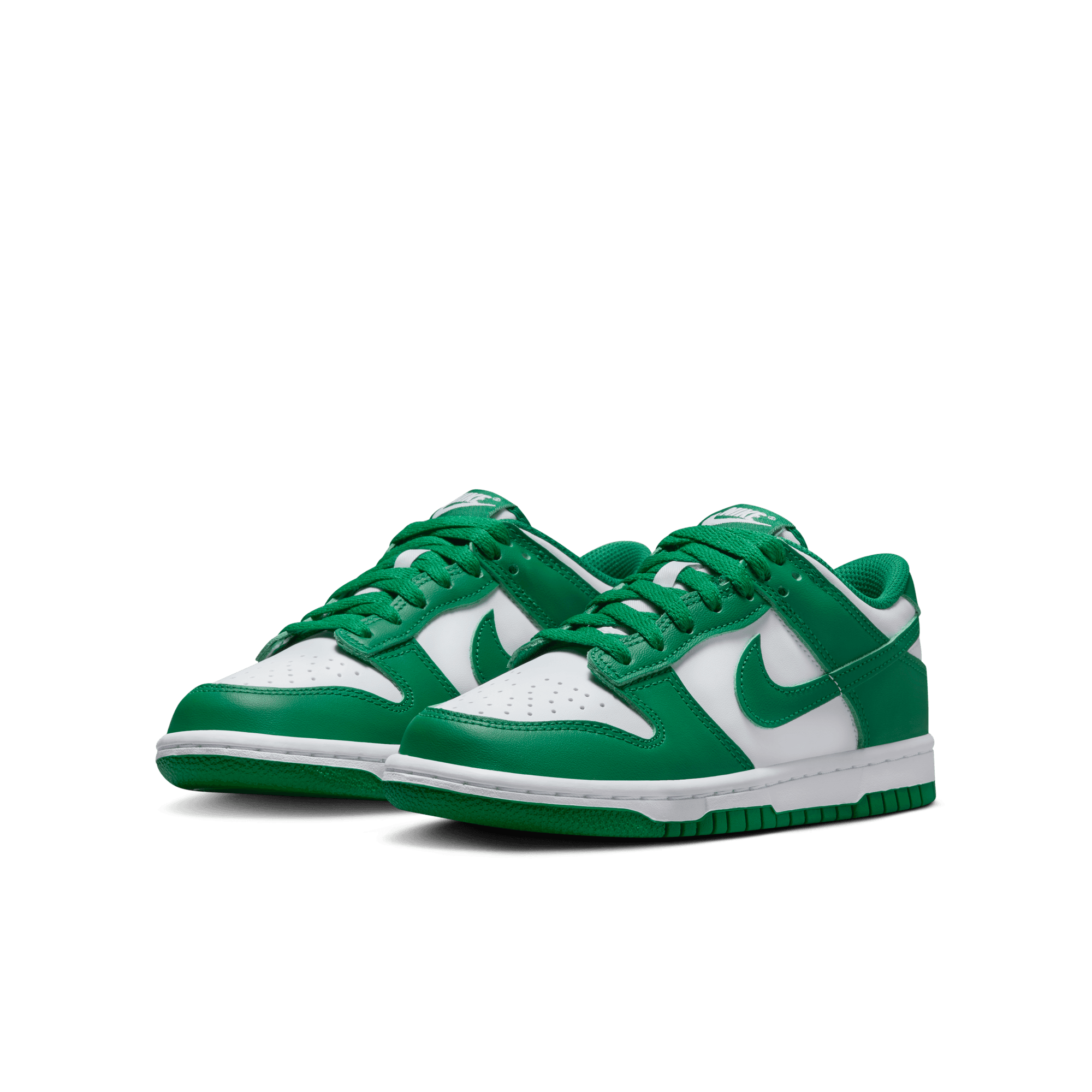 Big Kids' Nike Dunk Low "White Malachite"