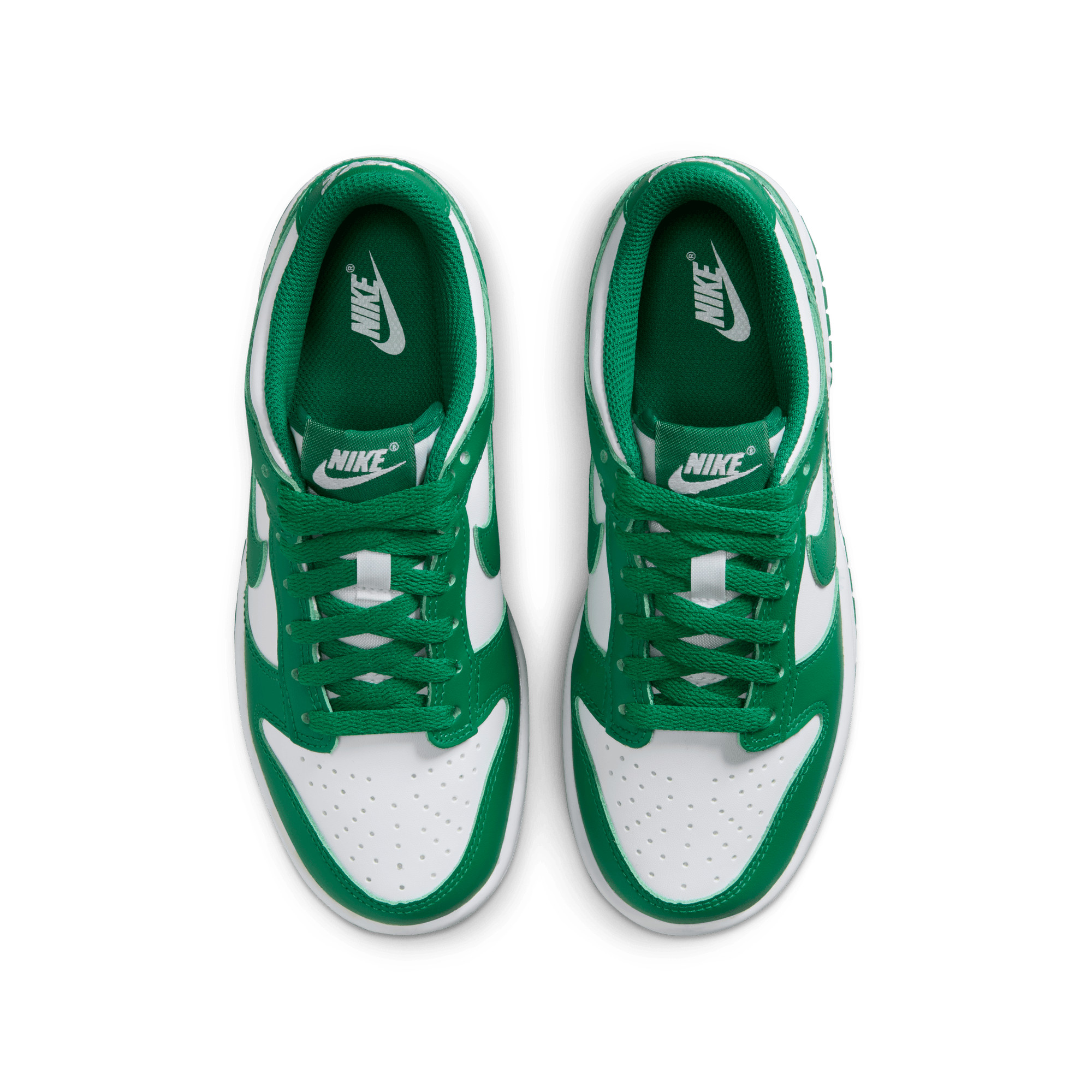 Big Kids' Nike Dunk Low "White Malachite"