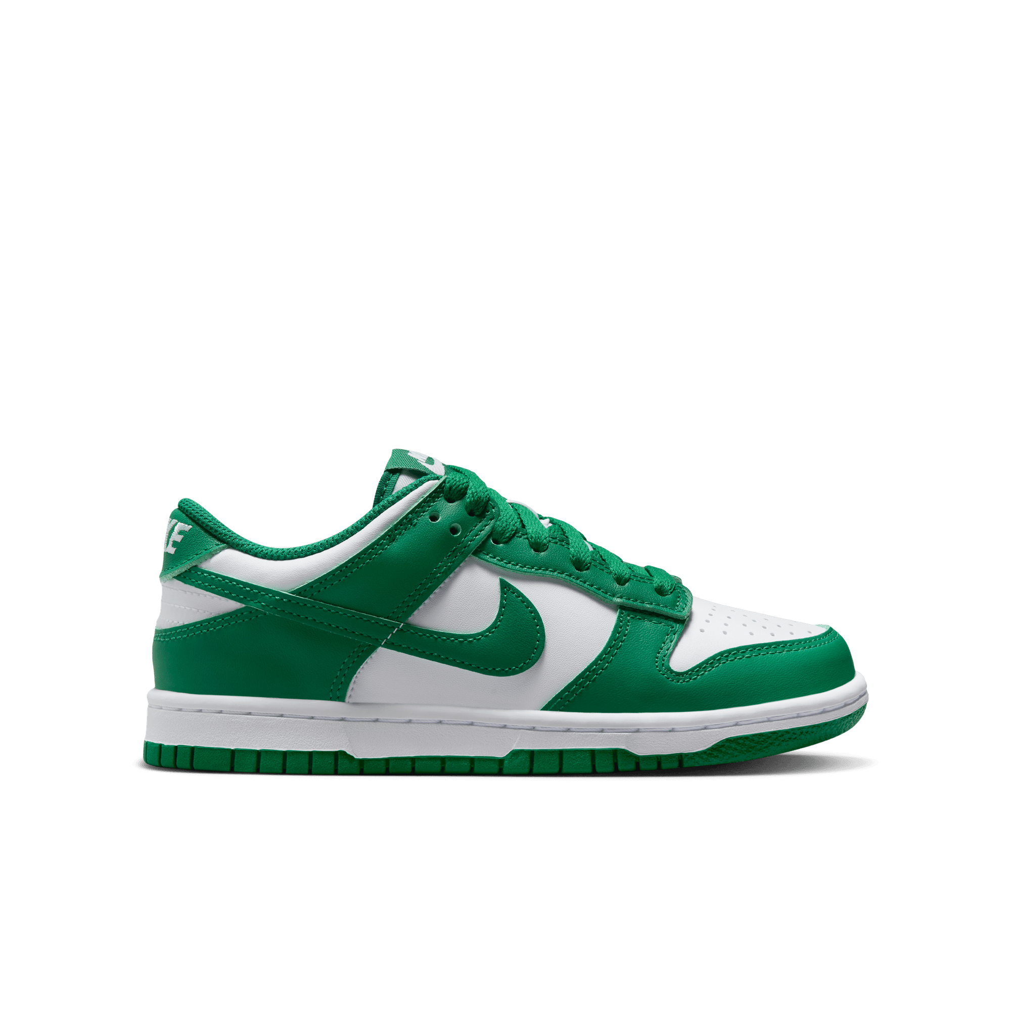 Big Kids' Nike Dunk Low "White Malachite"