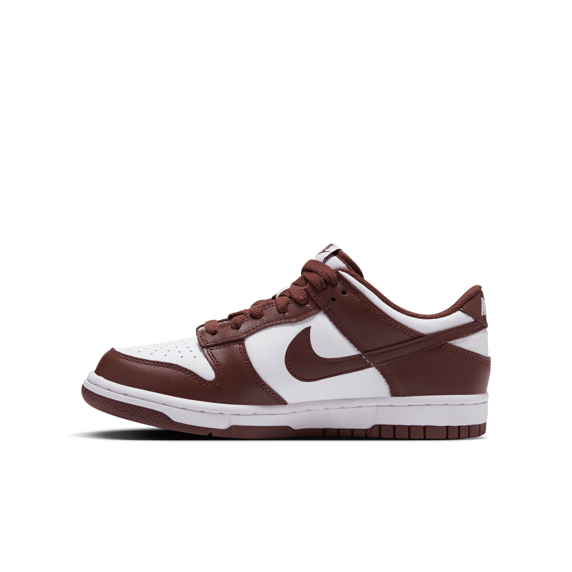 Big Kids' Nike Dunk Low "Redwood-Gym Red White"