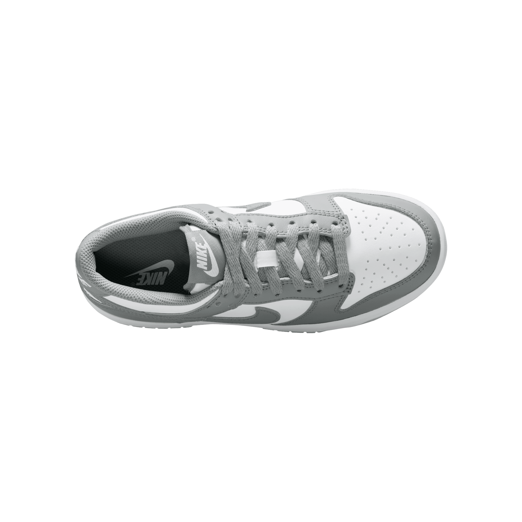 Big Kids' Nike Dunk Low "White Light Smoke Grey"