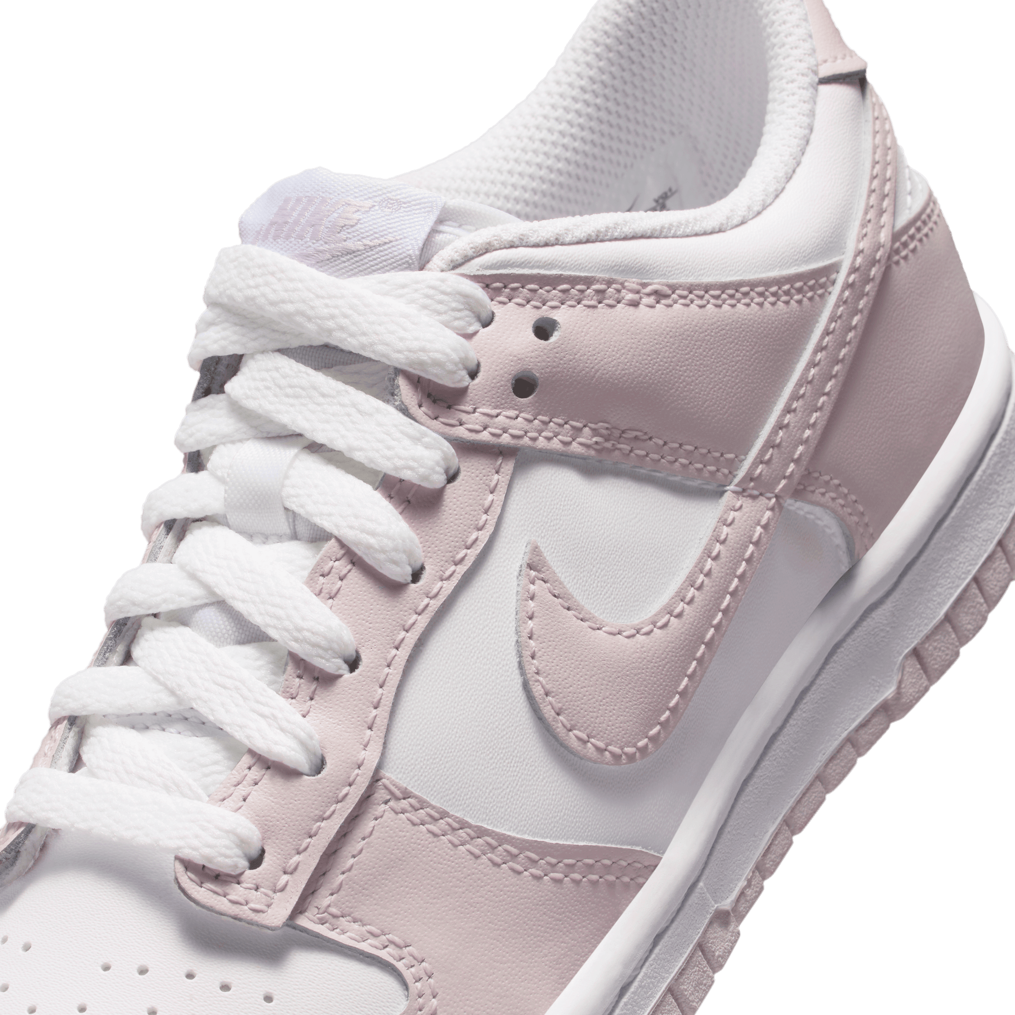 Big Kids' Nike Dunk Low "White Light Violet"