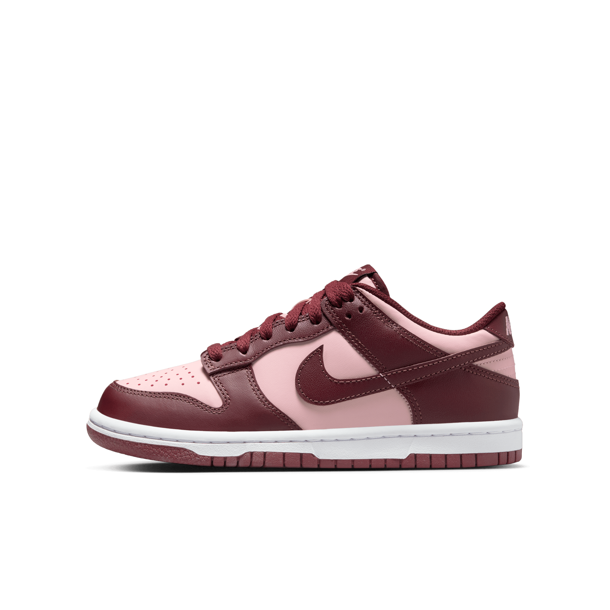 Big Kids' Nike Dunk Low "Team Red Echo Pink"