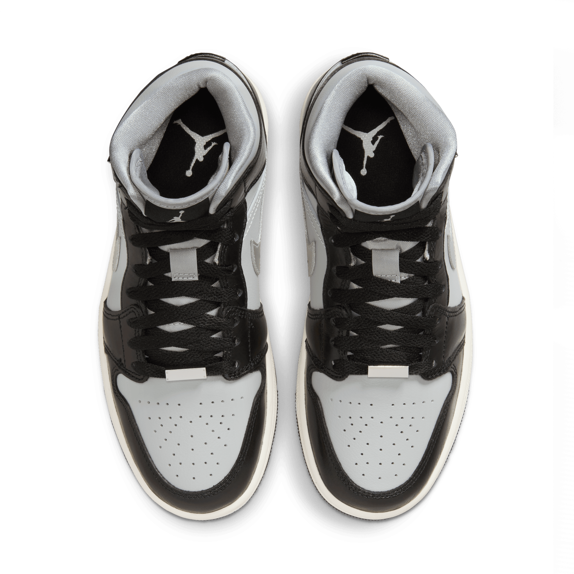 Women's Air Jordan 1 Mid SE "Black Chrome"