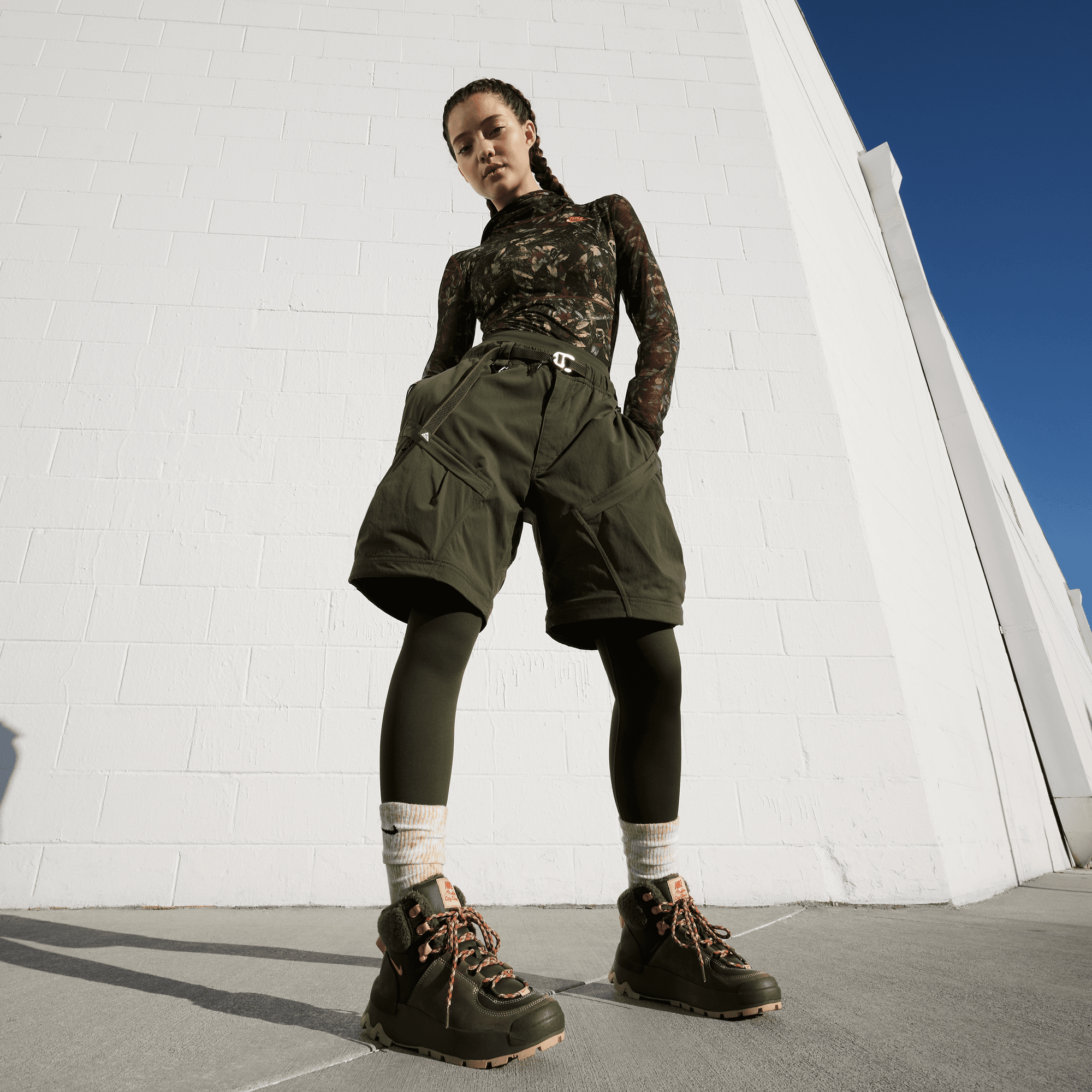 Women's Nike City Classic Boot PRM WP "Cargo Khaki Sesame"