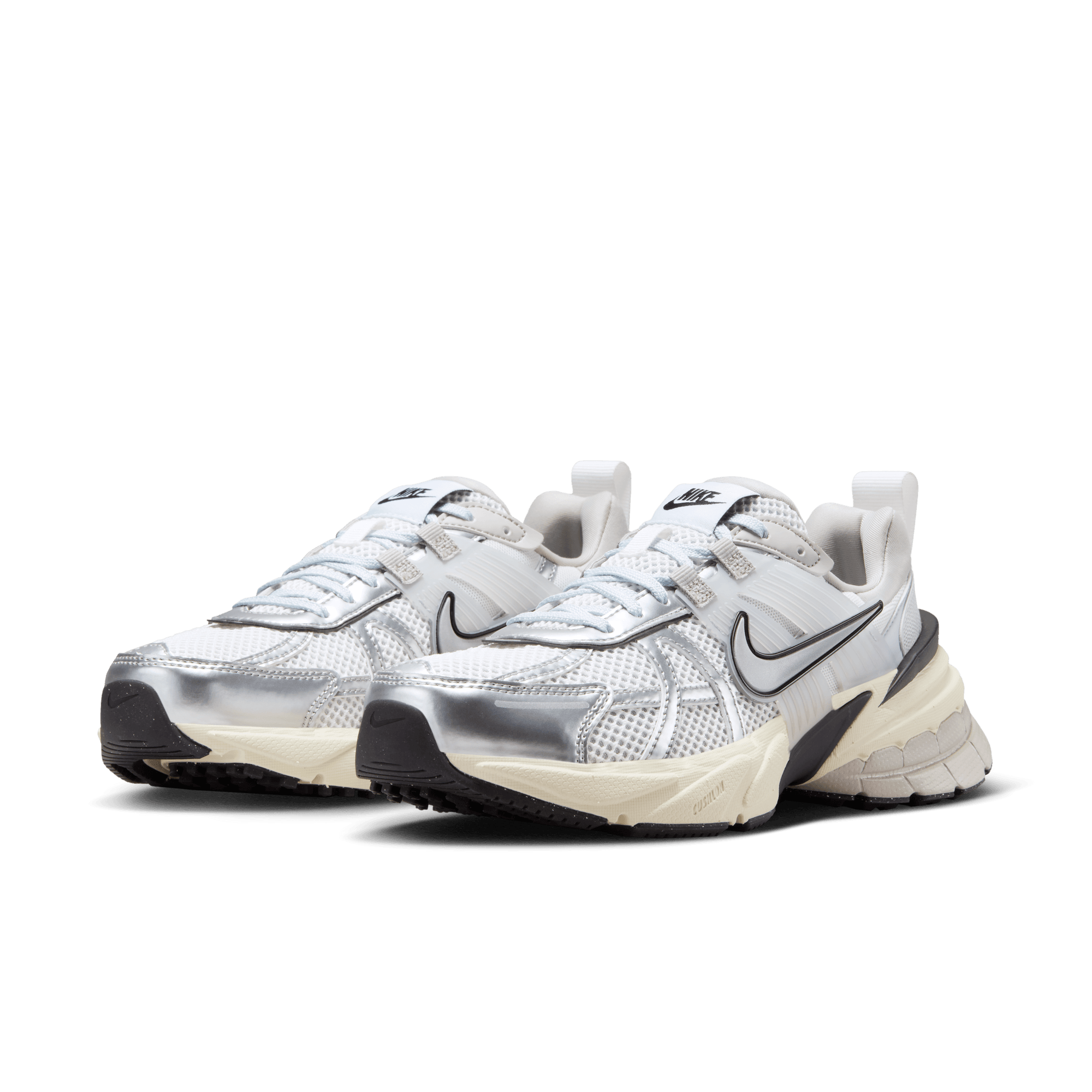 Women's Nike V2K Run "Summit White Metallic Silver "