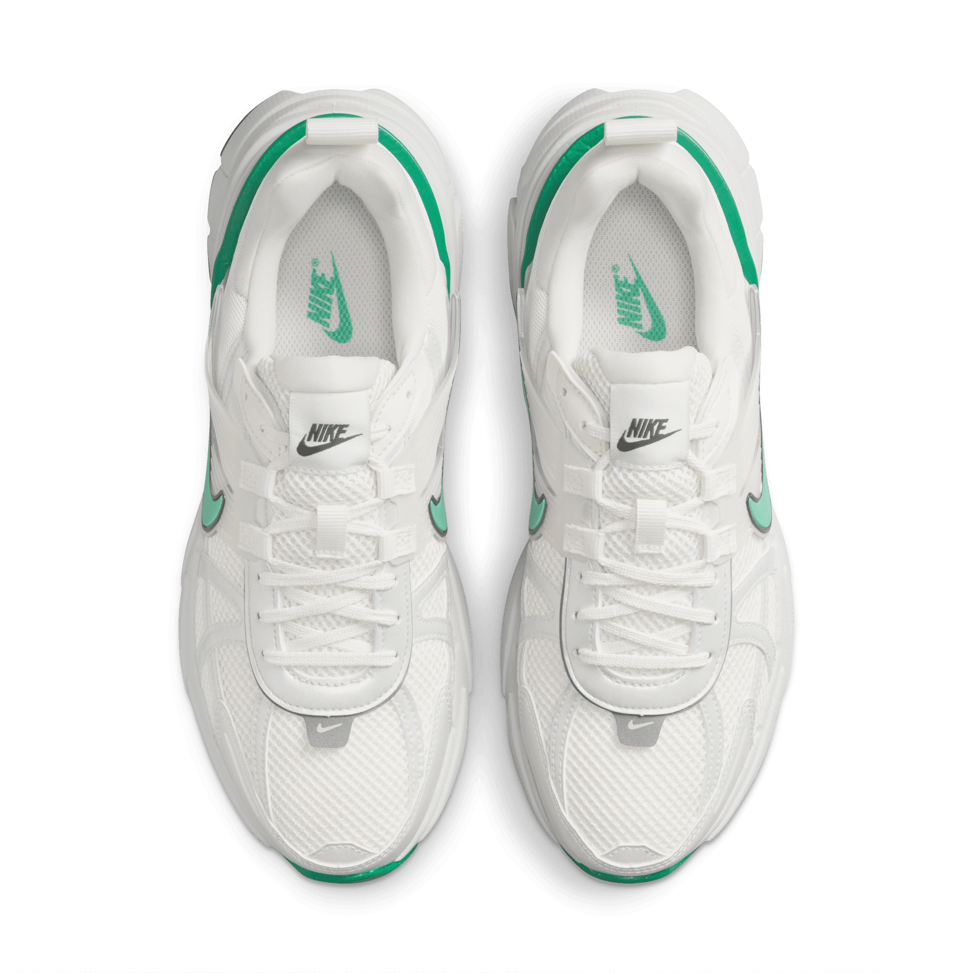 Women's Nike V2K Run "Pale Ivory Black Stadium Green"