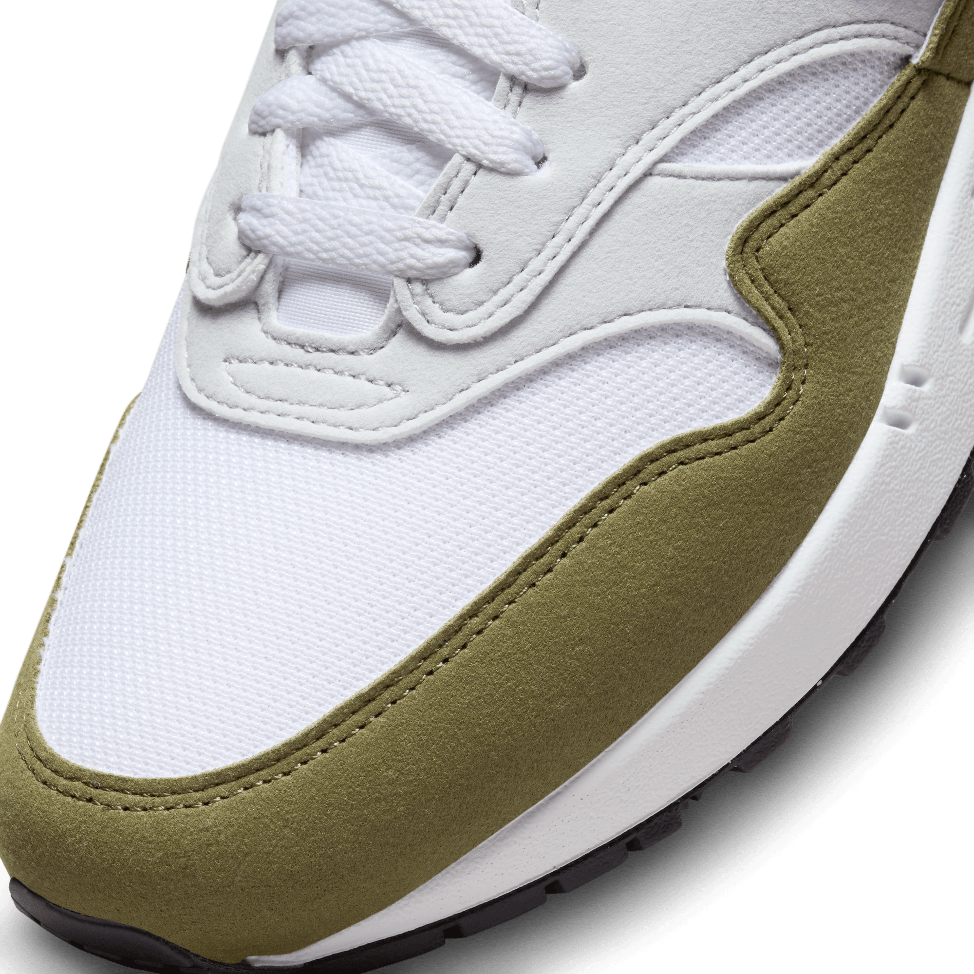 Men's Nike Air Max 1 "White Black Medium Olive"