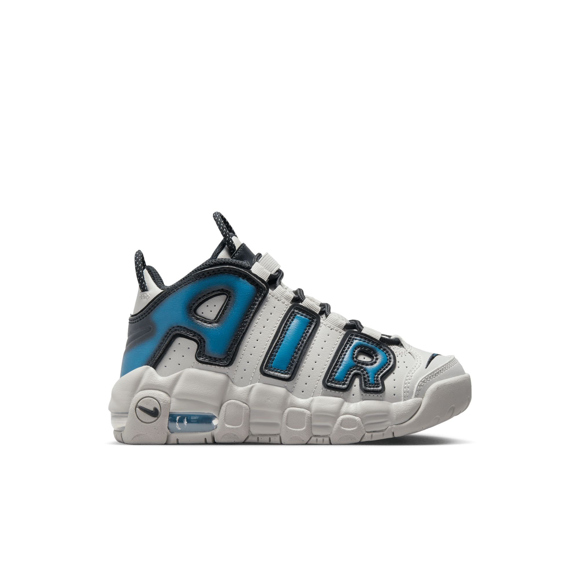 Little Kids' Nike Air More Uptempo "Industrial Blue"
