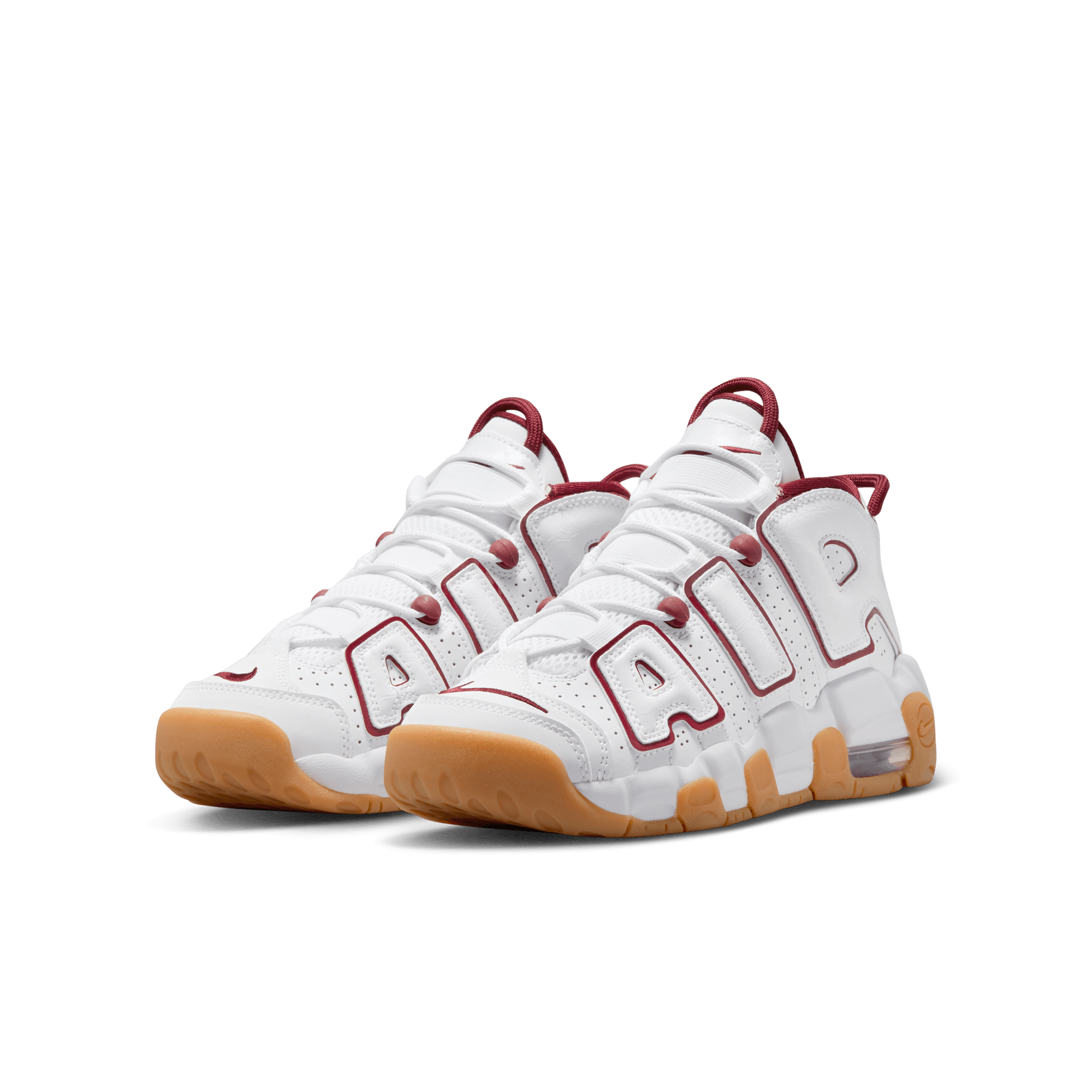 Big Kids' Nike Air More Uptempo “Team Red/Gum”